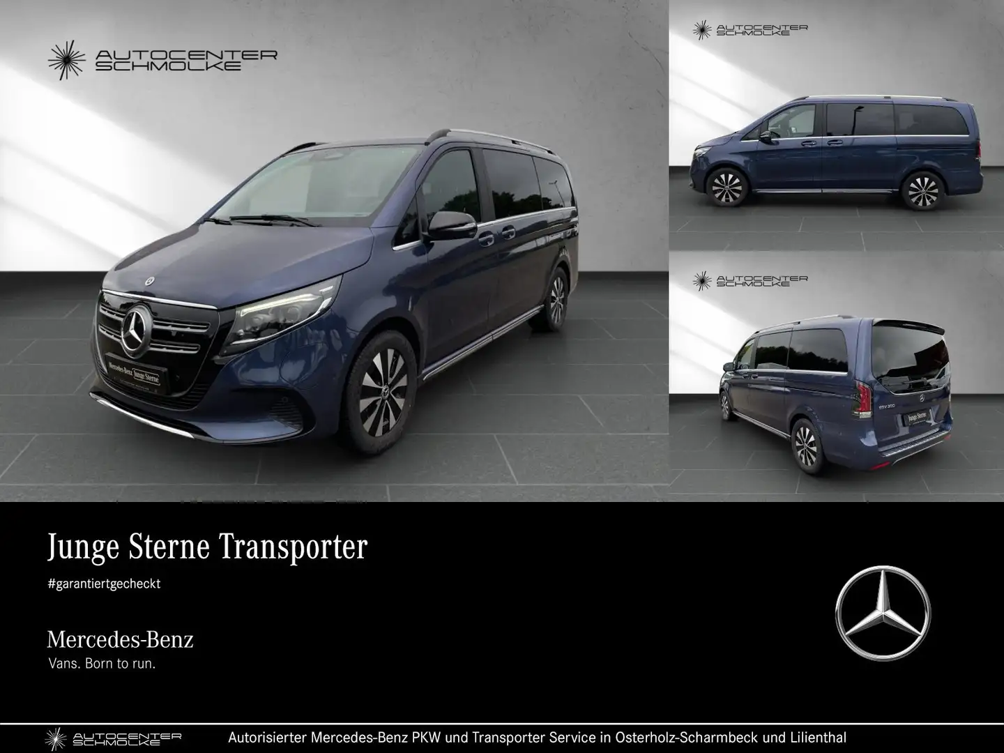 Mercedes-Benz EQV 300 EQV 300 AVANTGARDE L*LED*DISTRONIC*360° KAMERA Bleu - 1