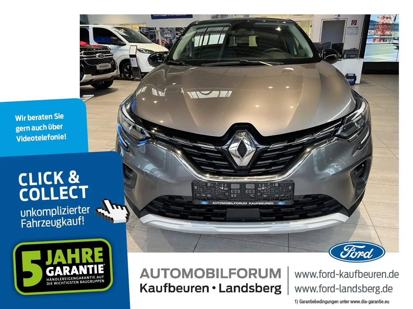 Renault Captur II 1.3 TCe 140 GPF Techno LED Navi Kam. Grau - 1