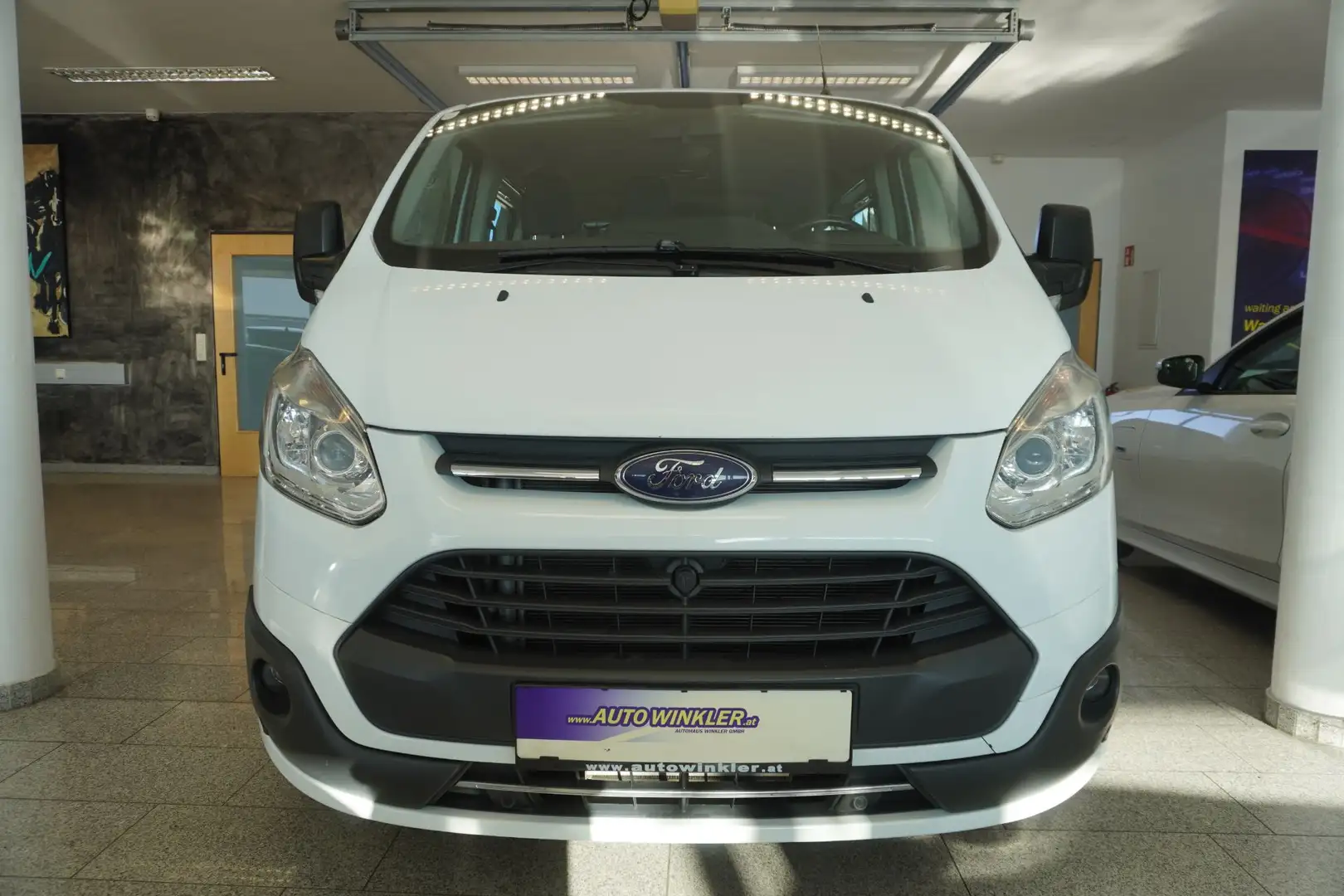 Ford Transit Bus Custom 2.0 TDCi 310 L1 Trend Klima/Schiebetür/9Si Weiß - 2