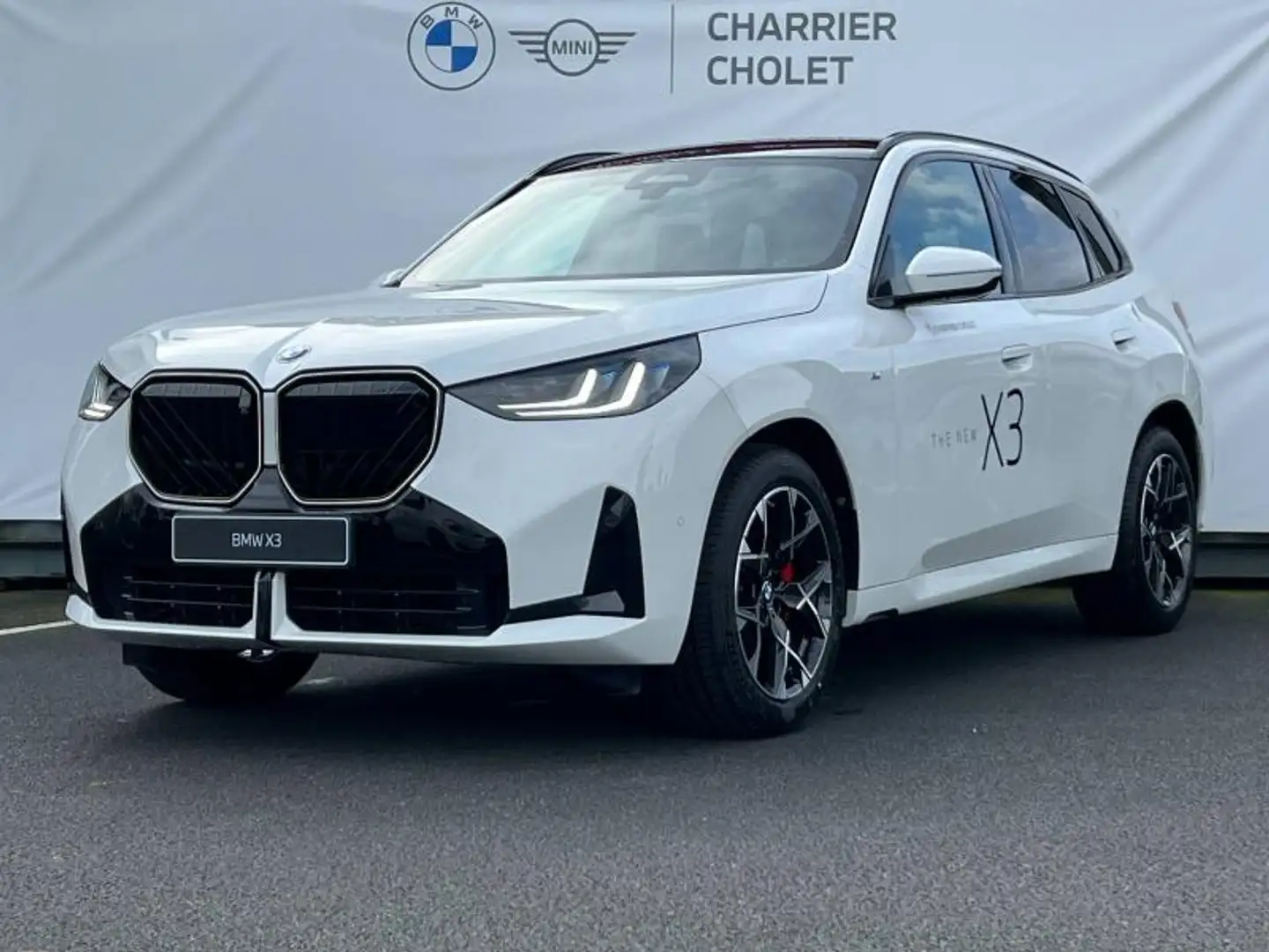 BMW X3 xDrive20 208ch M Sport Blanc - 1