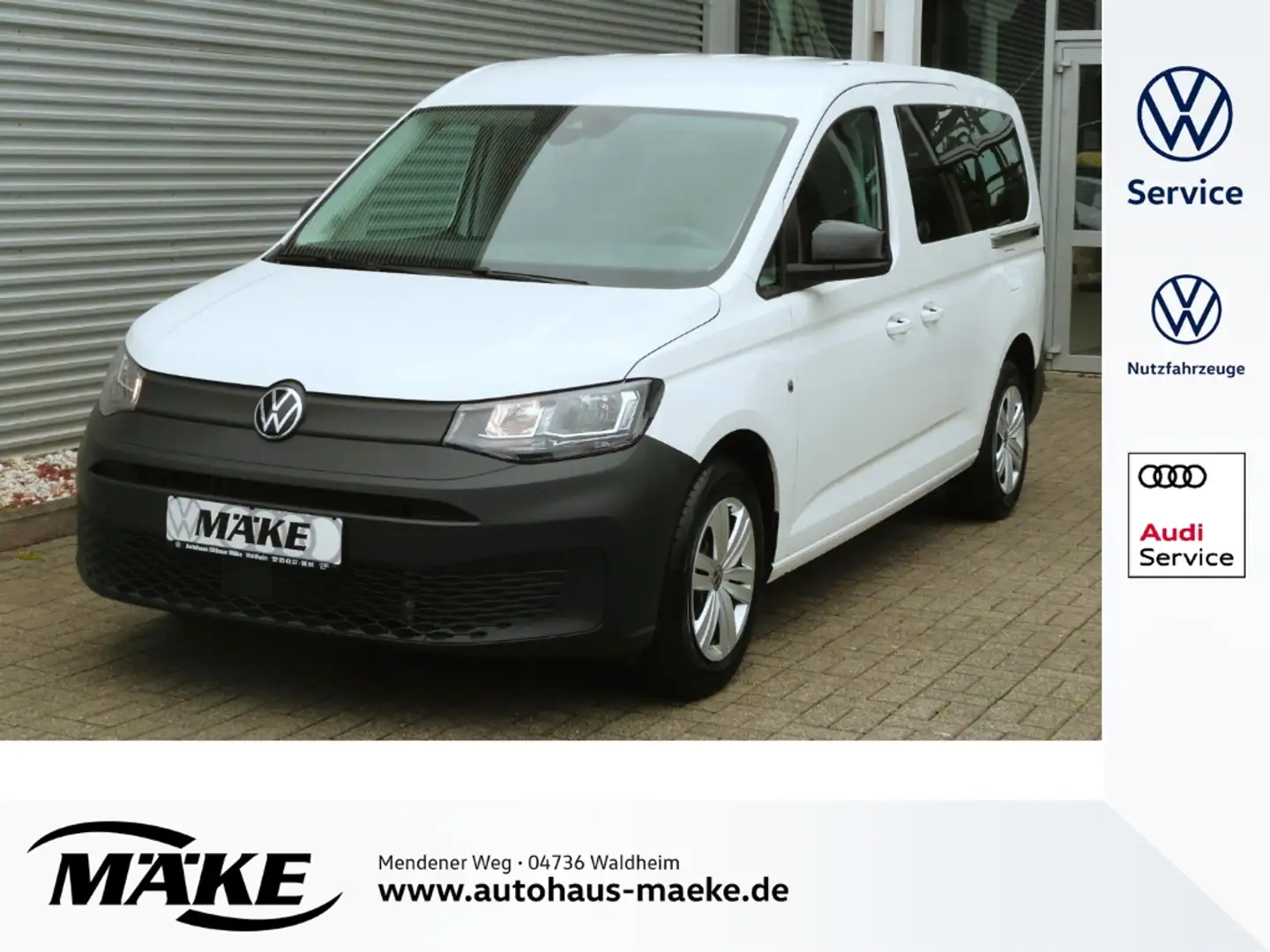Volkswagen Caddy 2.0 TDI, Digital Cockpit, SHZ,Tempomat, PDC, Wit - 1