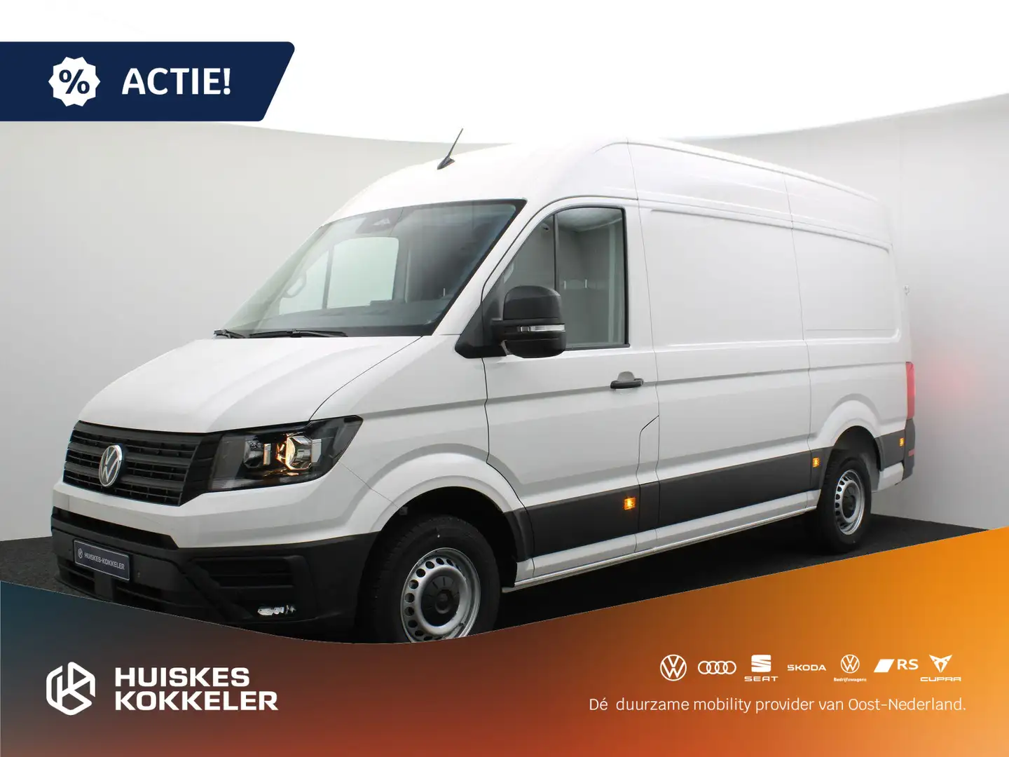 Volkswagen Crafter 35 2.0 TDI 177pk Automaat L3H3 Highline | BPM-vrij Bianco - 1