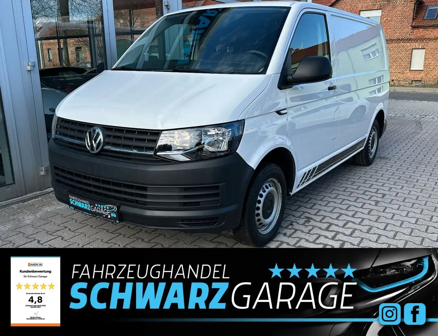 Volkswagen T6 Transporter Kasten EcoProfi*KLIMA*1.HAND* Weiß - 1