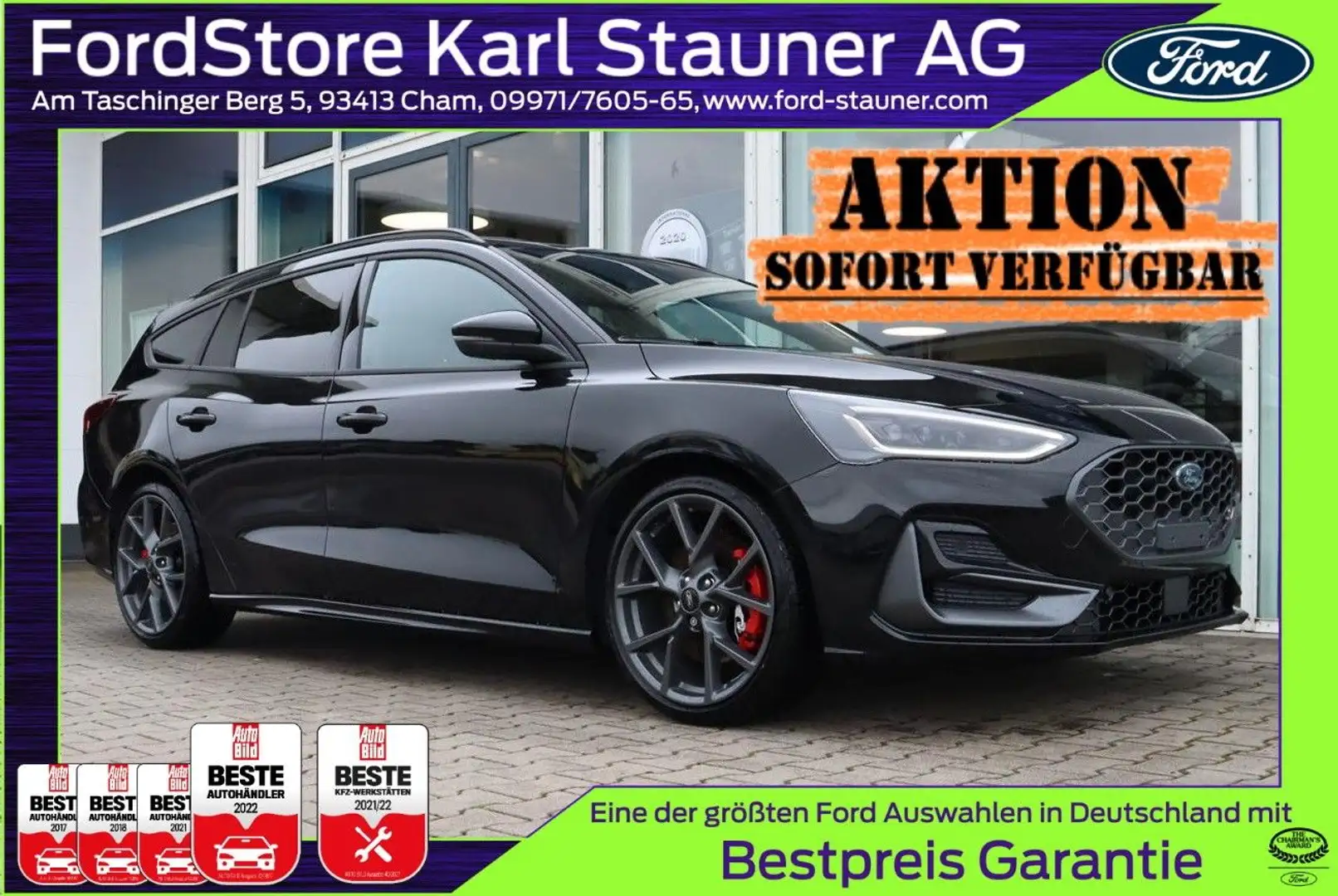 Ford Focus ST Turnier X 2.3 Automatik 4,99% FIN* Nero - 1