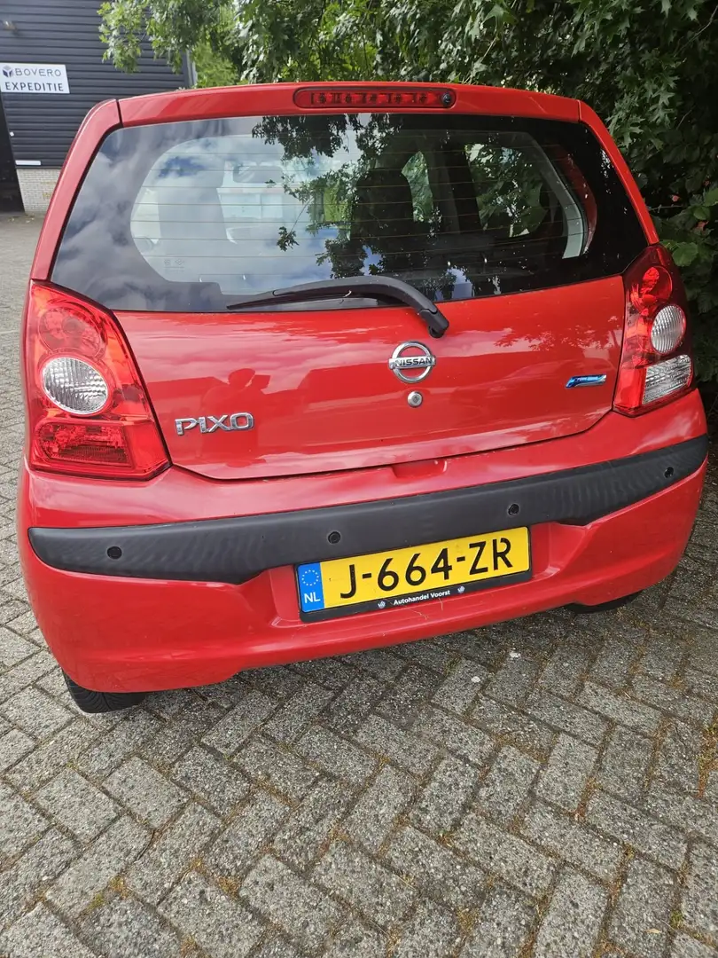 Nissan Pixo 1.0 Acenta Rood - 2