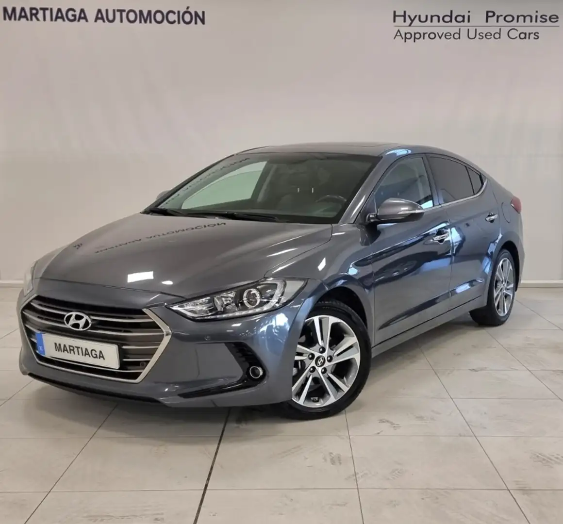 Hyundai ELANTRA 1.6CRDi Style DCT 136 Gris - 1