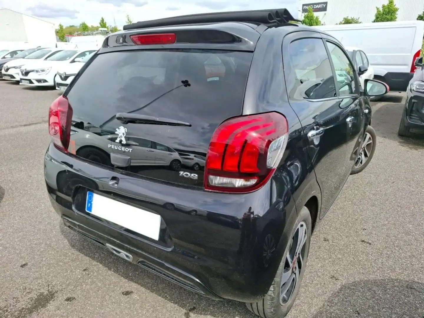 Peugeot 108 1.0 VTi 72 S Top ! Roland Garros TOIT OUVRANT CUIR Noir - 2