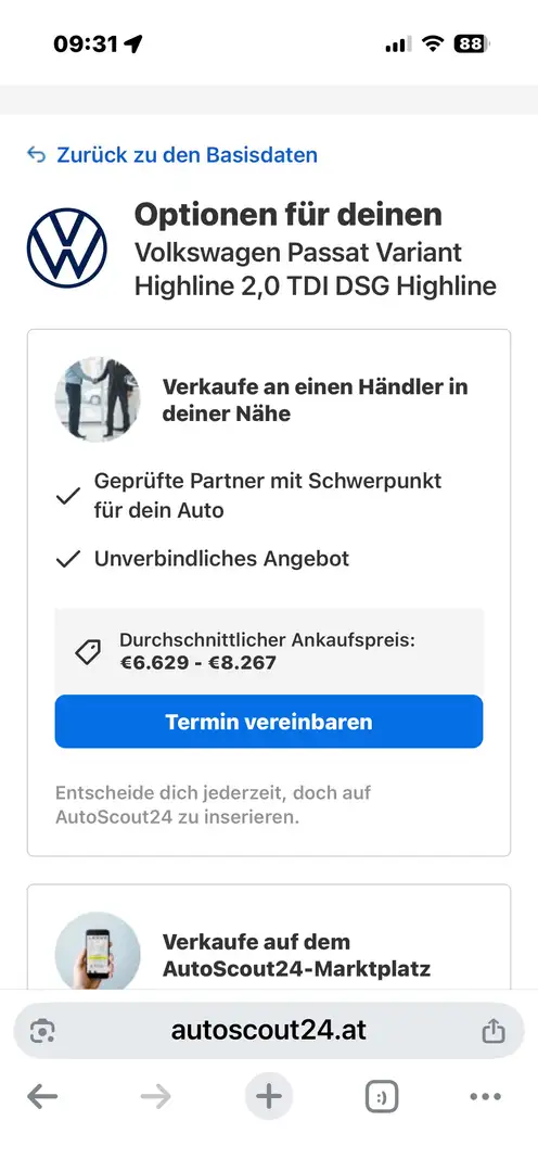 Volkswagen Passat Variant Passat Variant Highline 2,0 TDI DSG Highline Weiß - 2