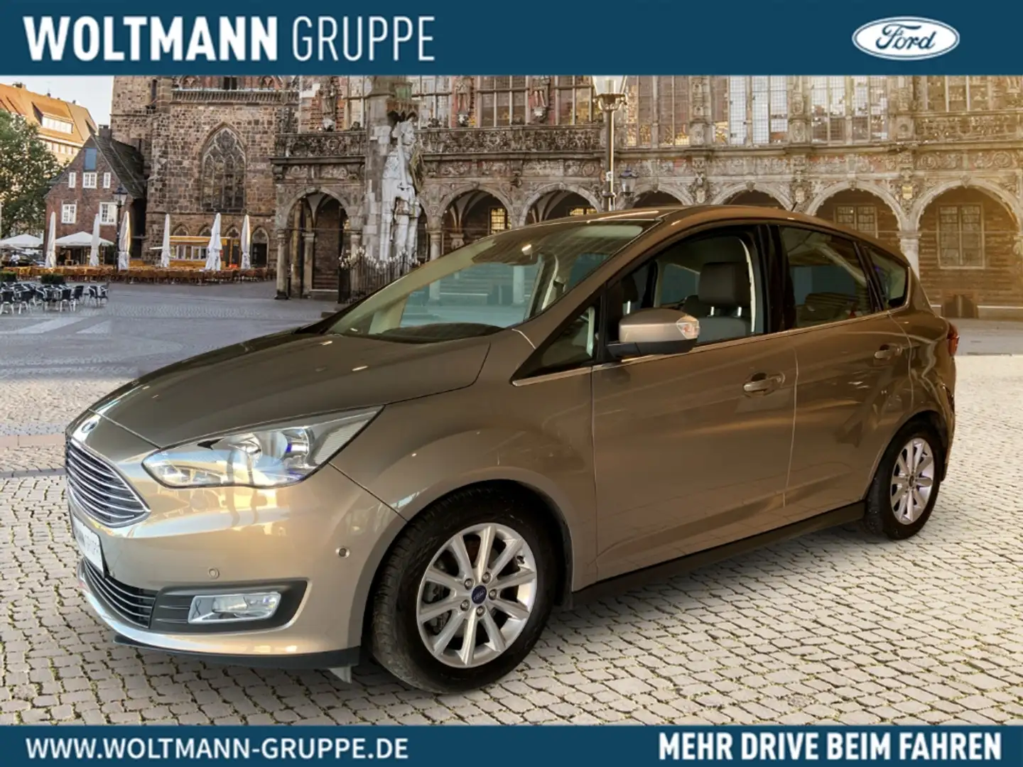 Ford C-Max Titanium Automatik Klimaautomatik, Navi, Sitzheizu Silber - 1