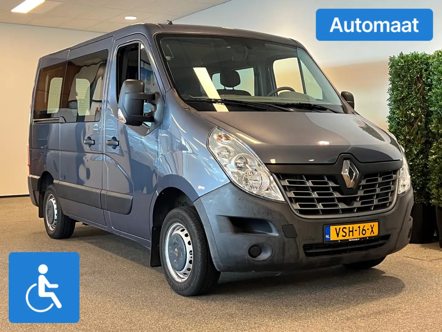 Renault Master L1H1 Rolstoelbus Automaat Blauw - 1