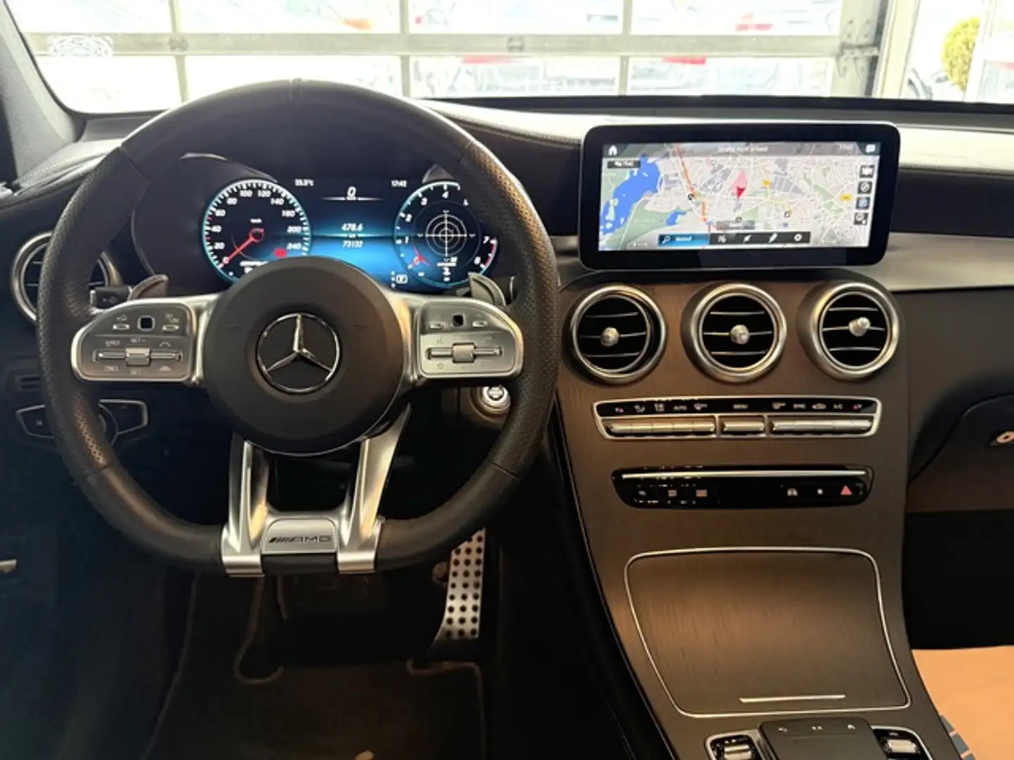 Mercedes-Benz GLC 43 AMG 4 MATIC AUTOM KLIMA NAVI LEDER LED Negru - 2