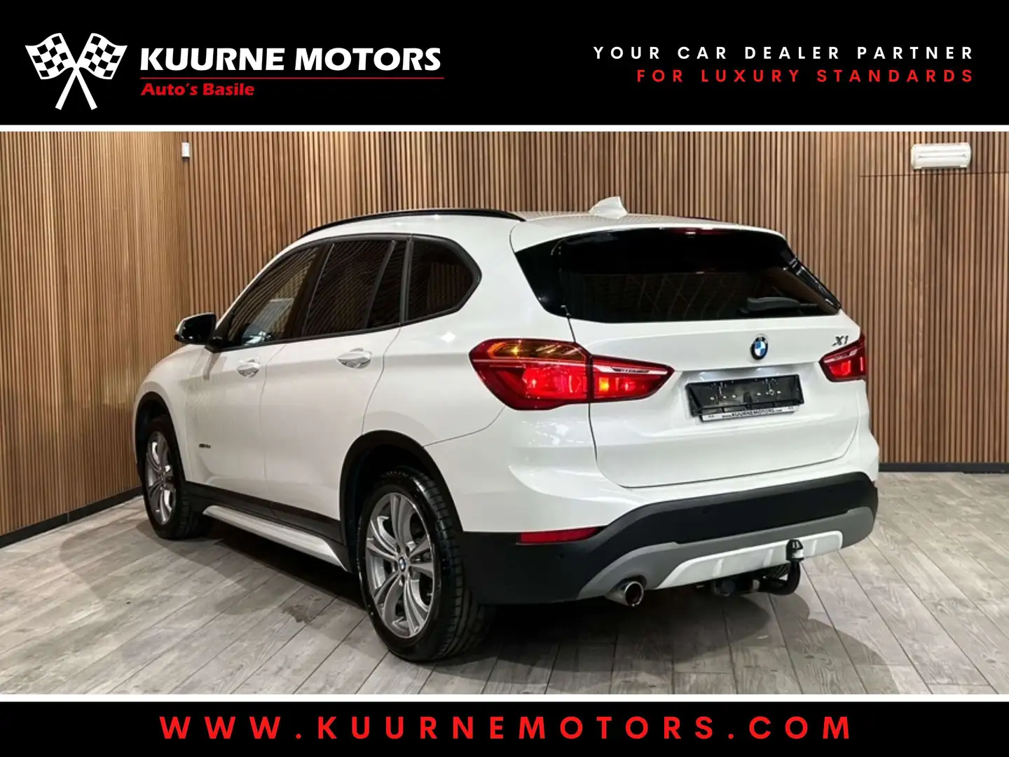 BMW X1 xDrive18d SportLine Alu18\/Leder/Gps *1j garantie* Blanc - 2