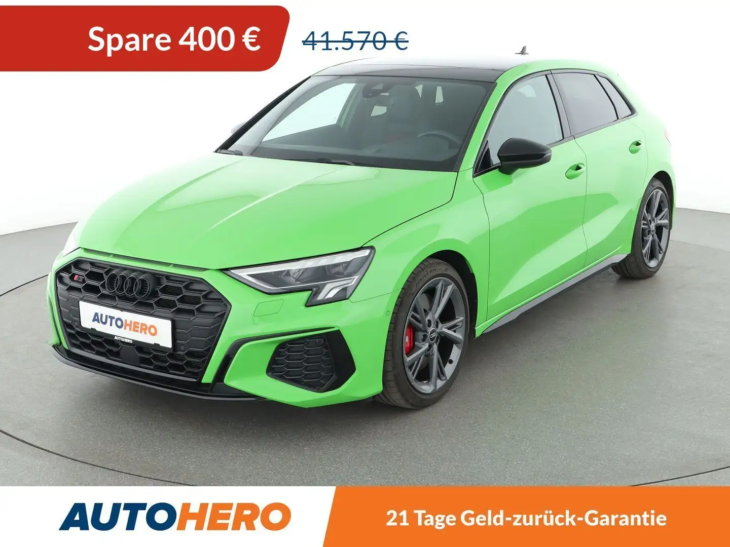 Audi S3 2.0 TFSI quattro Aut.*LED*NAVI*ACC*PDC*SHZ*KLIMA* Grün - 1