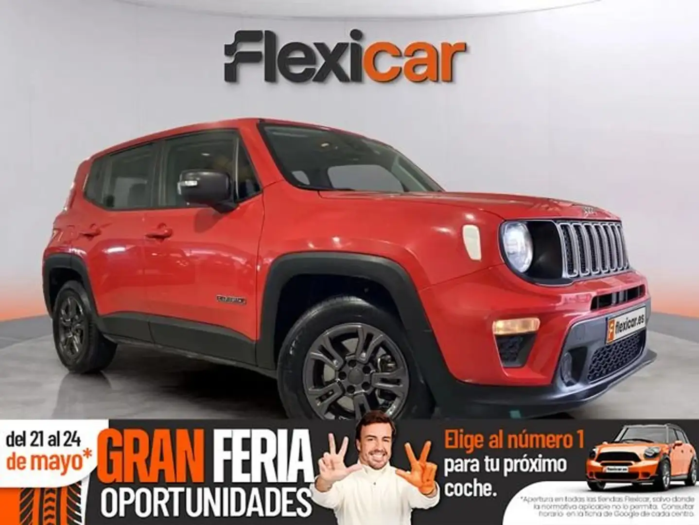 Jeep Renegade eHybrid 1.5 96kW(130CV) Longitude ATX Rojo - 1