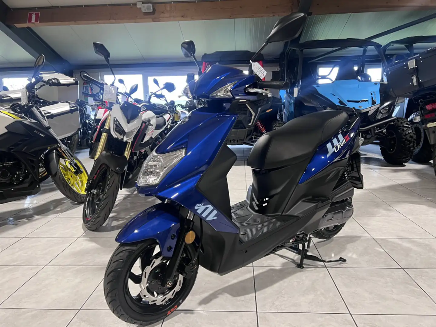 SYM Orbit III 50 classe B 45 Km/h Bleu - 2