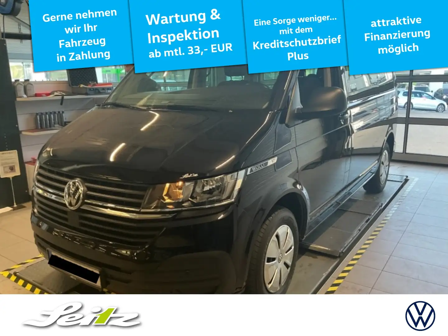 Volkswagen T6.1 Multivan 2.0 TDI KR Family *6-SITZER*PARKSENSOR*SITZH* Schwarz - 1