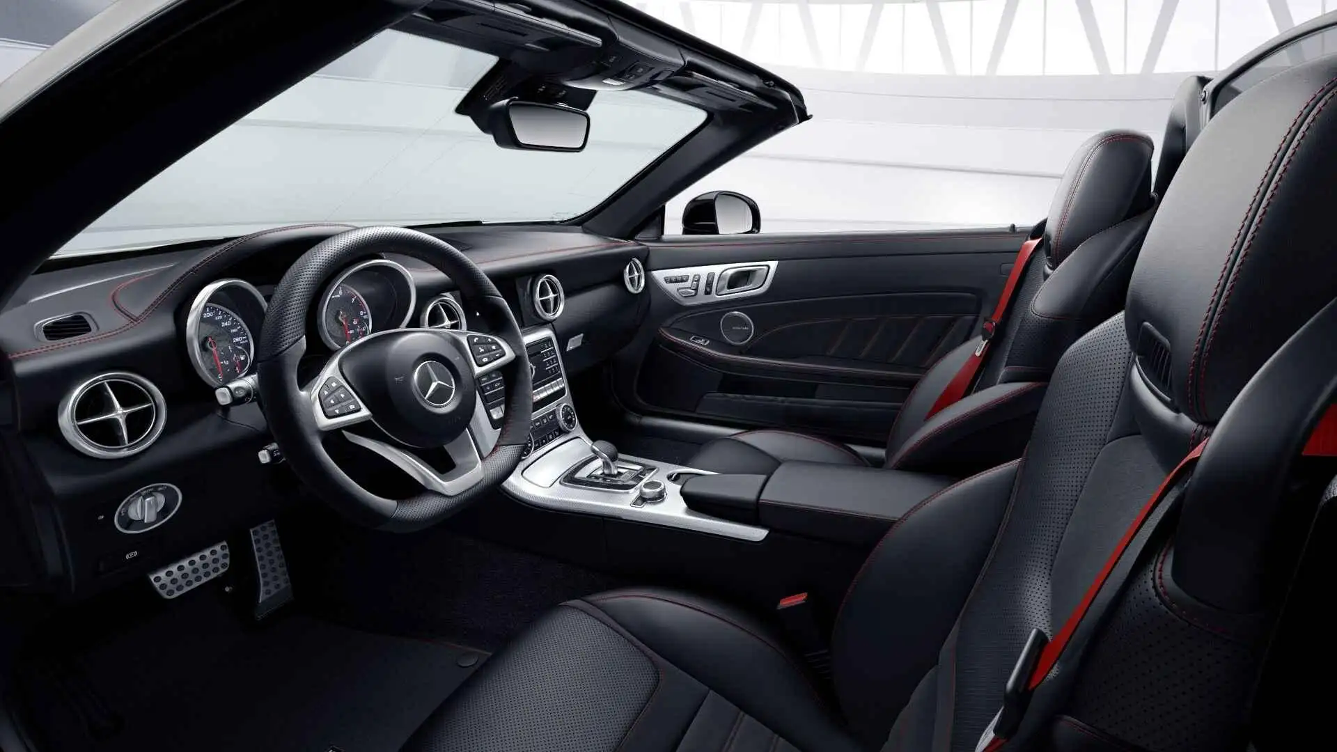 Mercedes-Benz SLC 43 AMG Mercedes-AMG Line Distronic | Dodehoekassistent | Blanco - 2