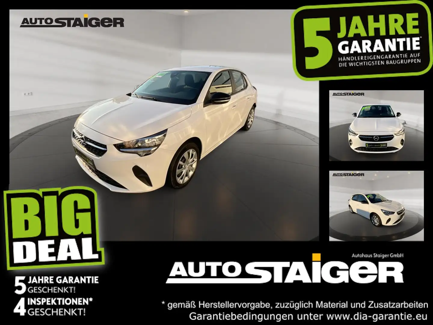 Opel Corsa-e Edition Carplay SHZ Klimaauto Winterpaket Weiß - 1