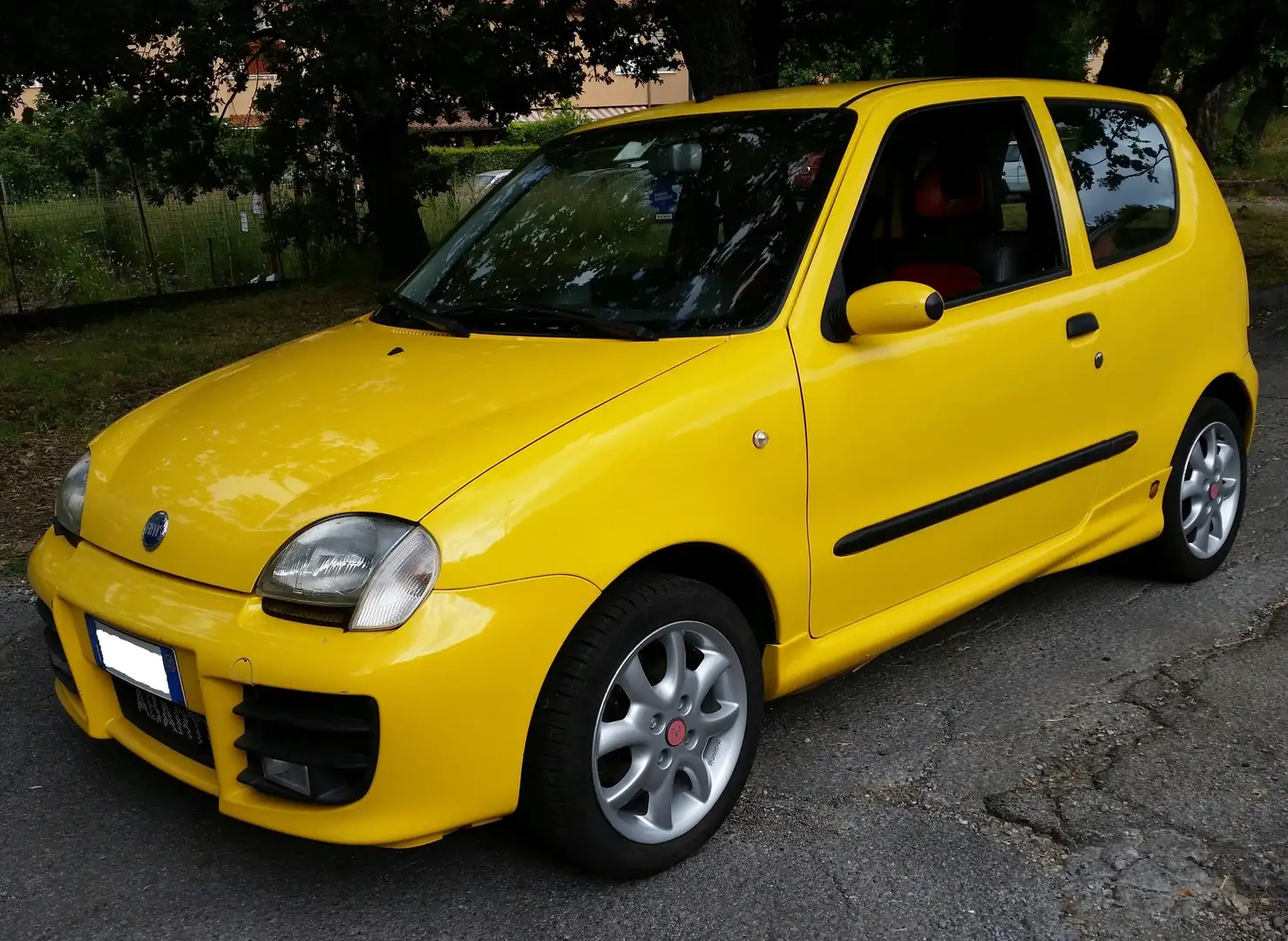Fiat Seicento 1.1cat Sporting ABARTH - ORIGINALE Żółty - 1