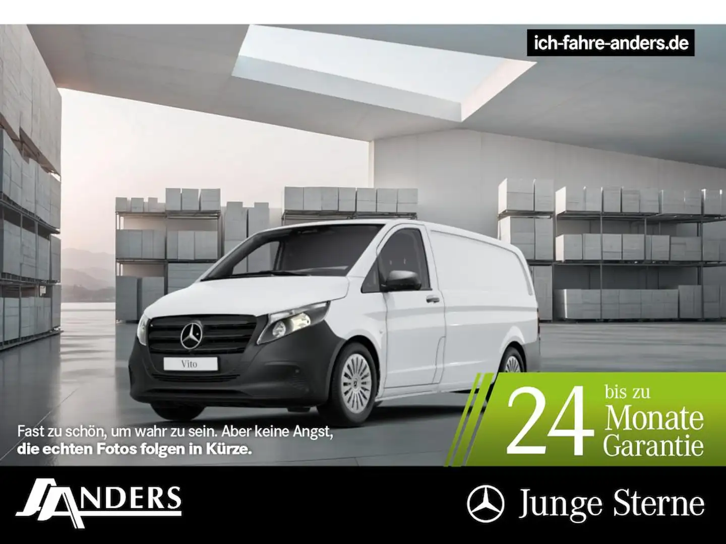 Mercedes-Benz Vito 116 Kasten MOPF MBUX*Tempomat*Klima*Navi Weiß - 1