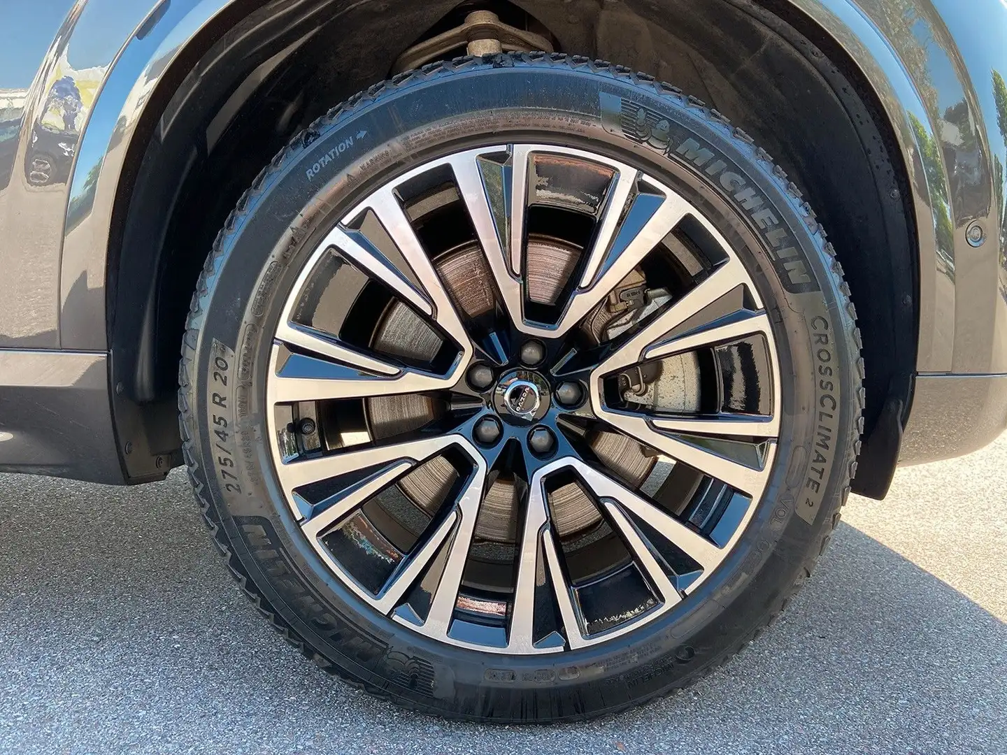 Volvo XC90 T8 AWD Recharge Ultimate Bright 7-Sitzer SD Grau - 2