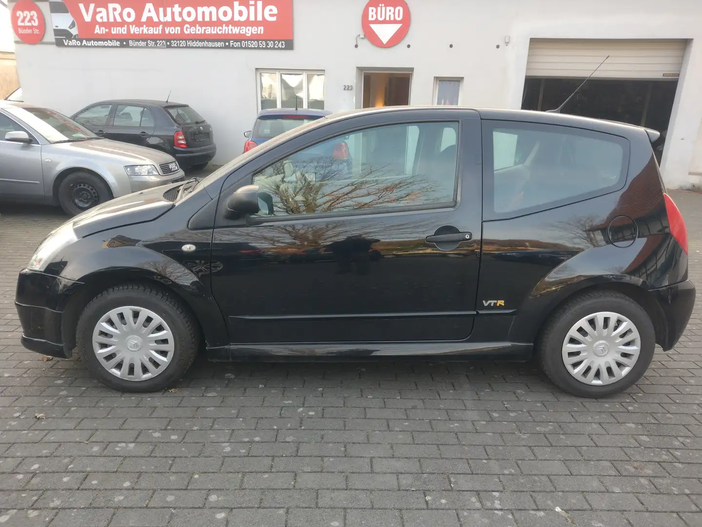 Citroen C2 C2 1.4 VTR. Tüv neu. Kupplung neu. Schwarz - 1