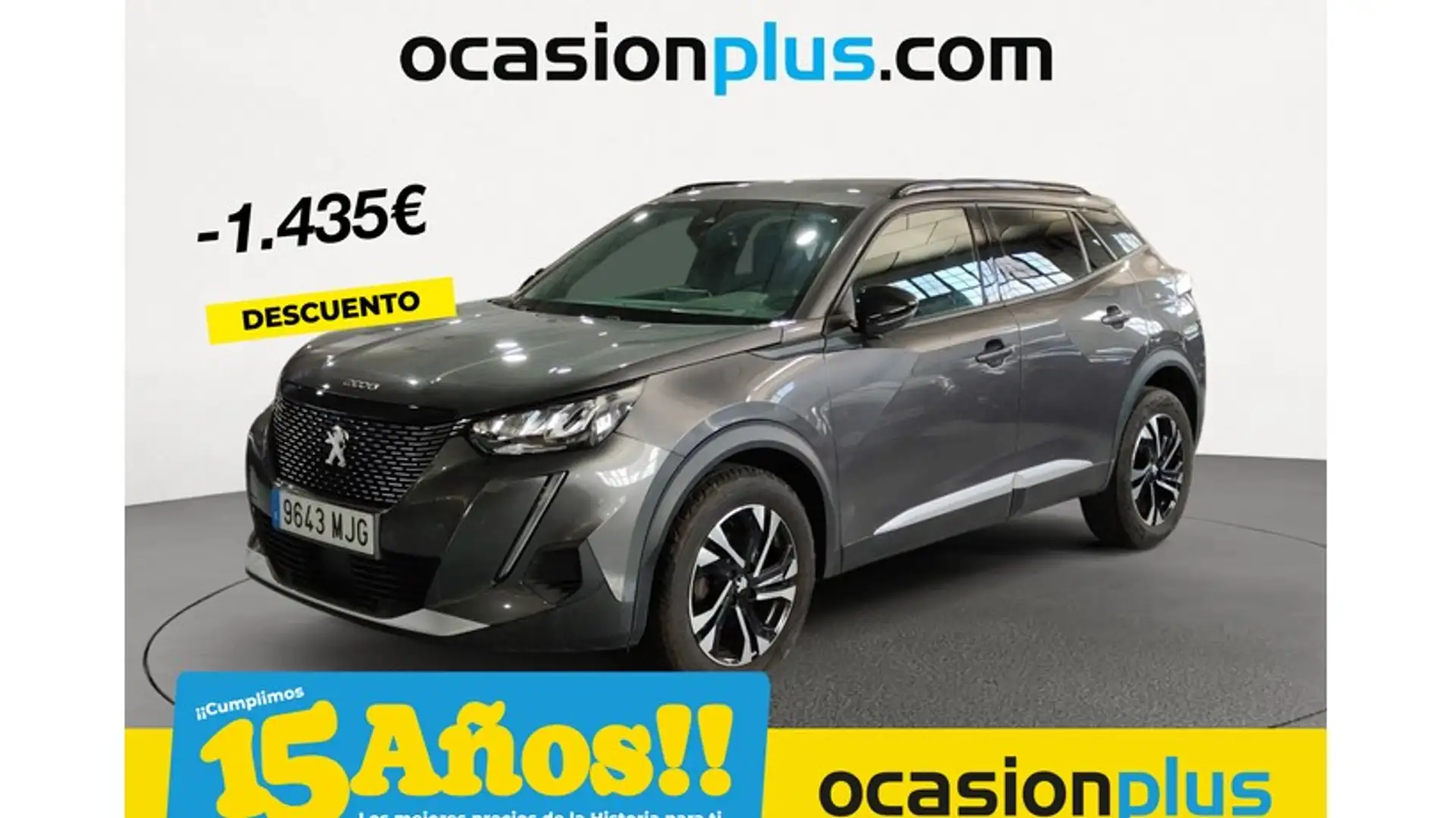 Peugeot 2008 1.2 PureTech S&S Allure 100 Gris - 1