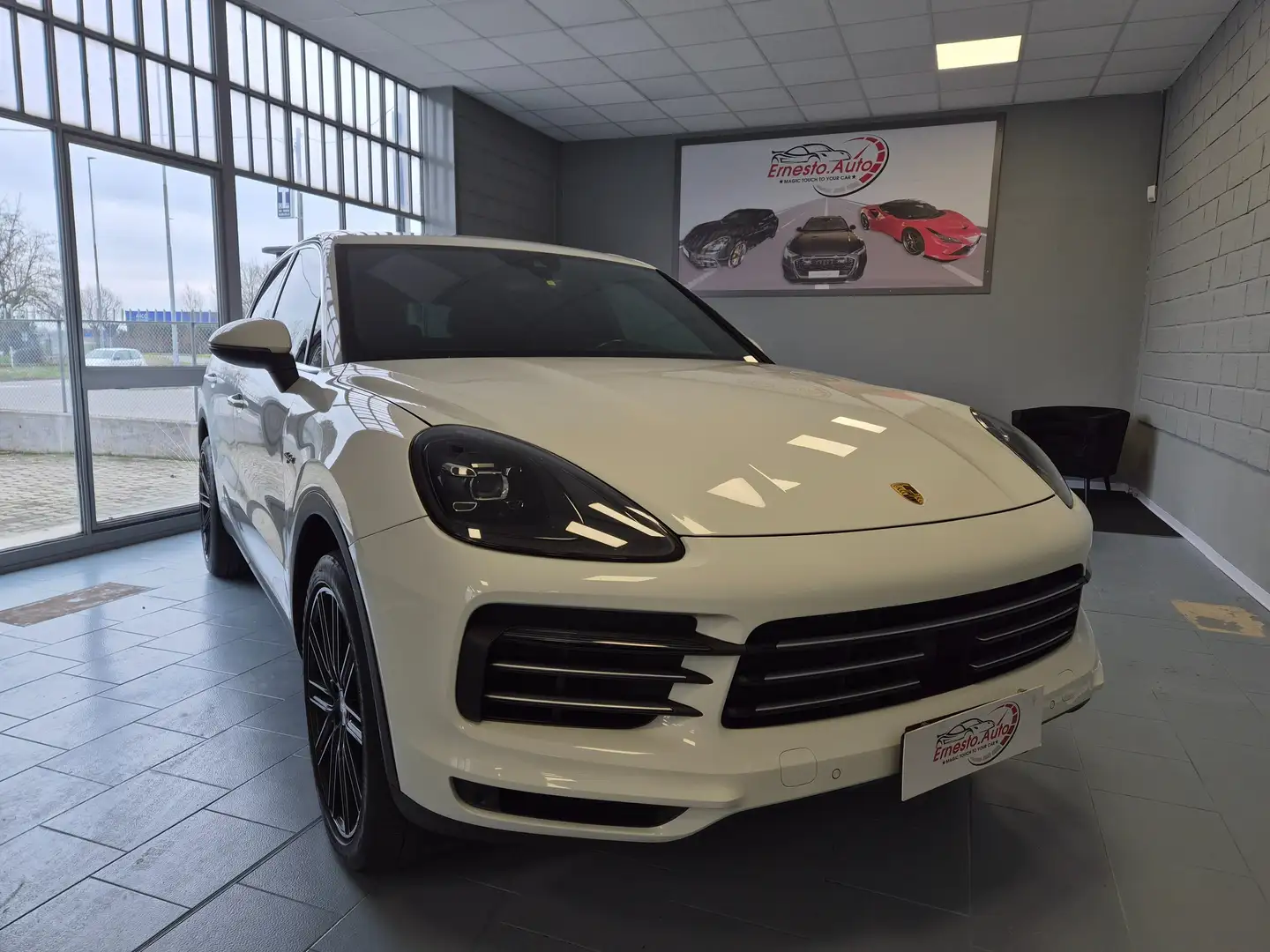 Porsche Cayenne Cayenne 3.0 e-hybrid tiptronic Blanc - 1