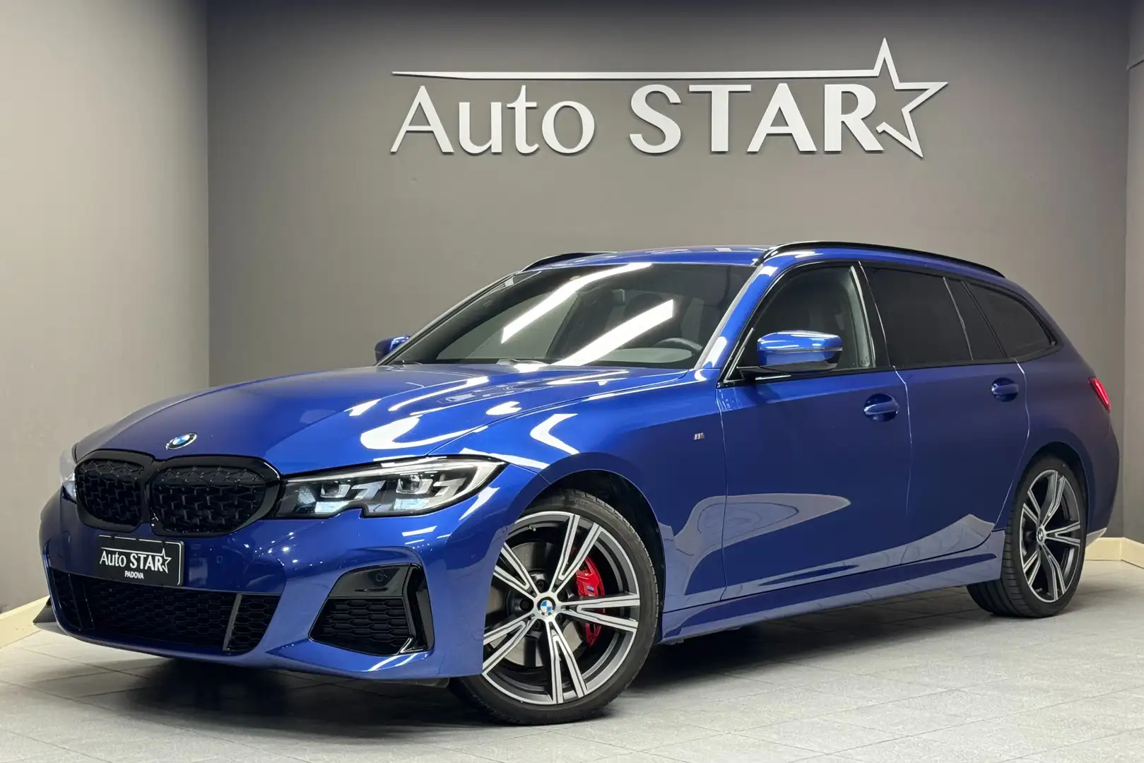 BMW 340 M340d Touring mhev 48V xdrive GARANZIA BMW 06/26 Blu/Azzurro - 1