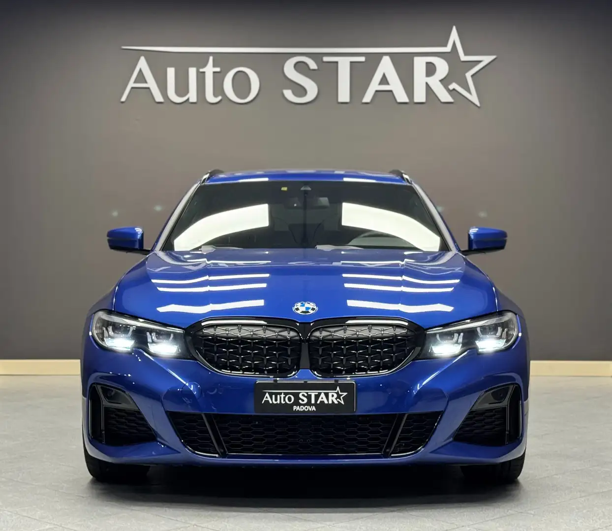 BMW 340 M340d Touring mhev 48V xdrive GARANZIA BMW 06/26 Blu/Azzurro - 2