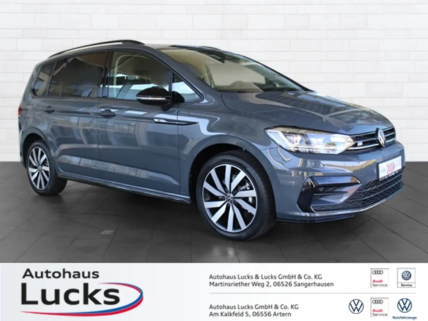 Volkswagen Touran Highline 2,0 TDI DSG AHK R-Line Grau - 1