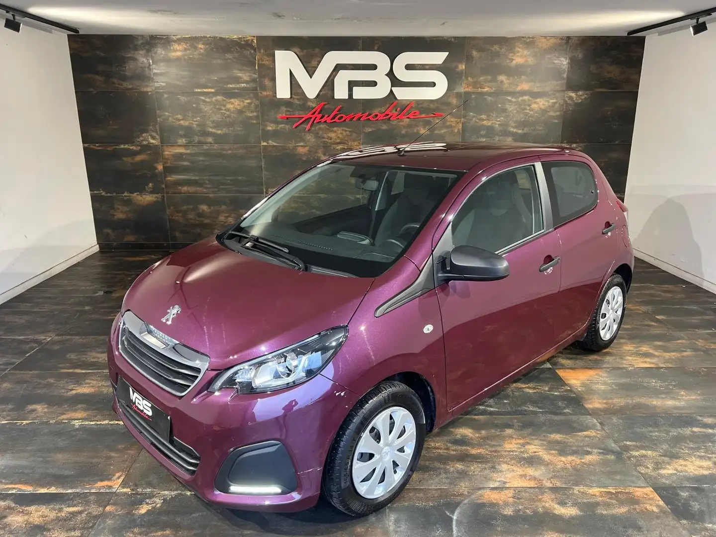 Peugeot 108 108 1.0 VTi *FAIBLE KLM *5 PORTES *1ER MAIN *RADIO Mauve - 2