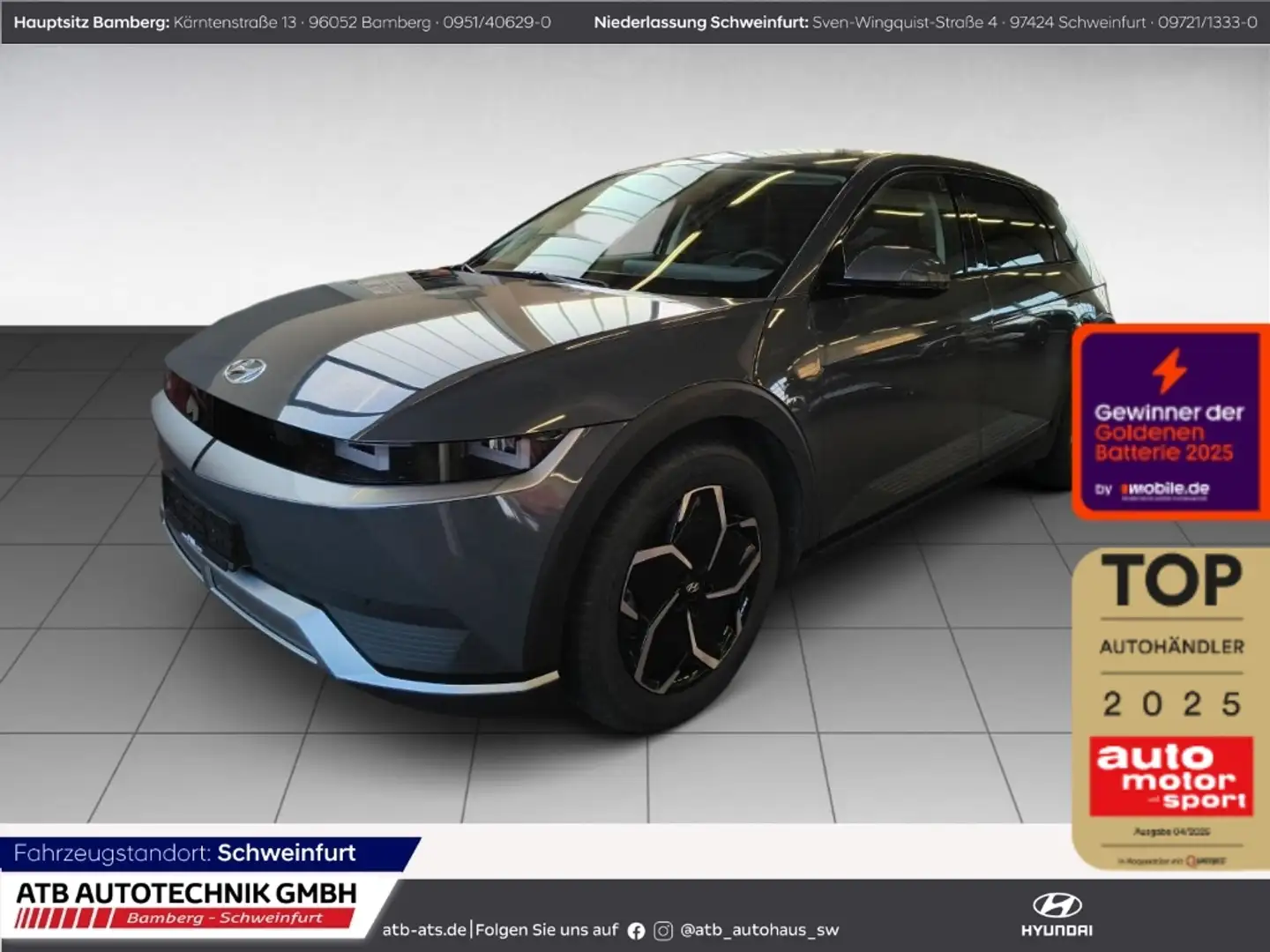 Hyundai IONIQ 5 77,4 kWh TECHNIQ 2WD 98,8% SOH Navi Soundsystem Grau - 1