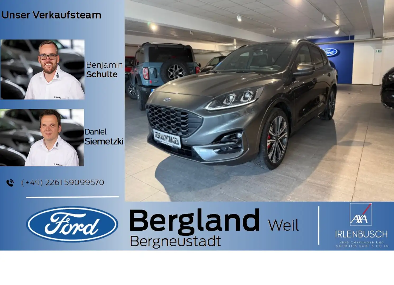 Ford Kuga ST-LINE X 2.5 PHEV 225PS CVT FWD Grau - 1