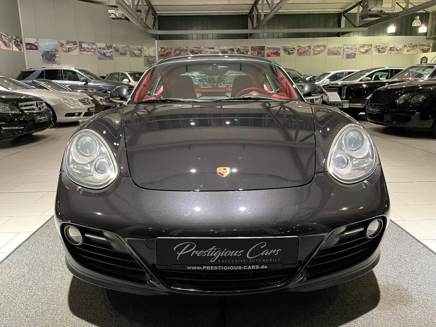 Porsche Cayman S 2.9l PDK LEDER ROT 19´ BOSE ÖL+TÜV NEU! Чёрный - 1