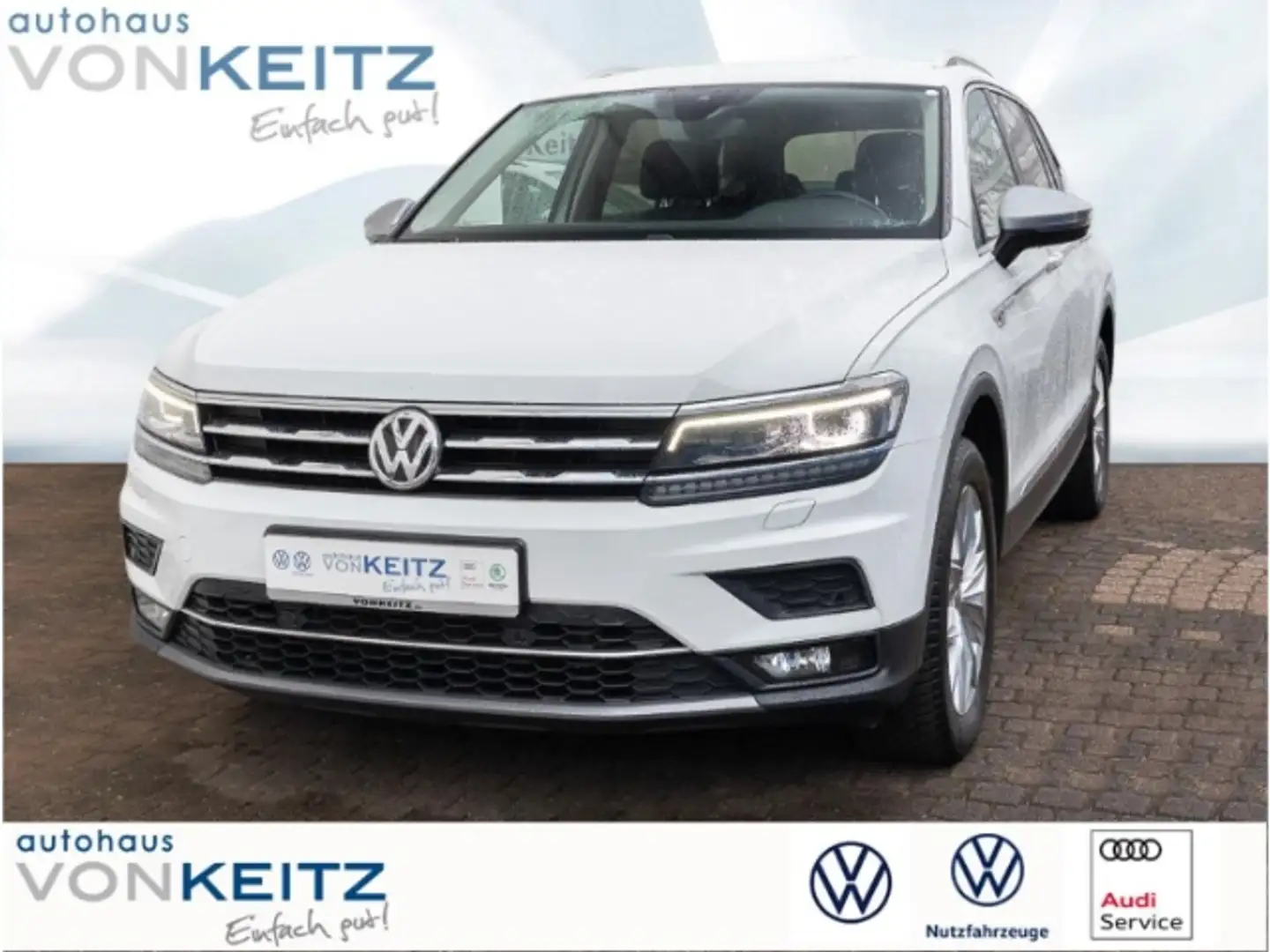 Volkswagen Tiguan Allspace Highline 4Motion 2.0 TDI DSG  EU6d-T Blanc - 1