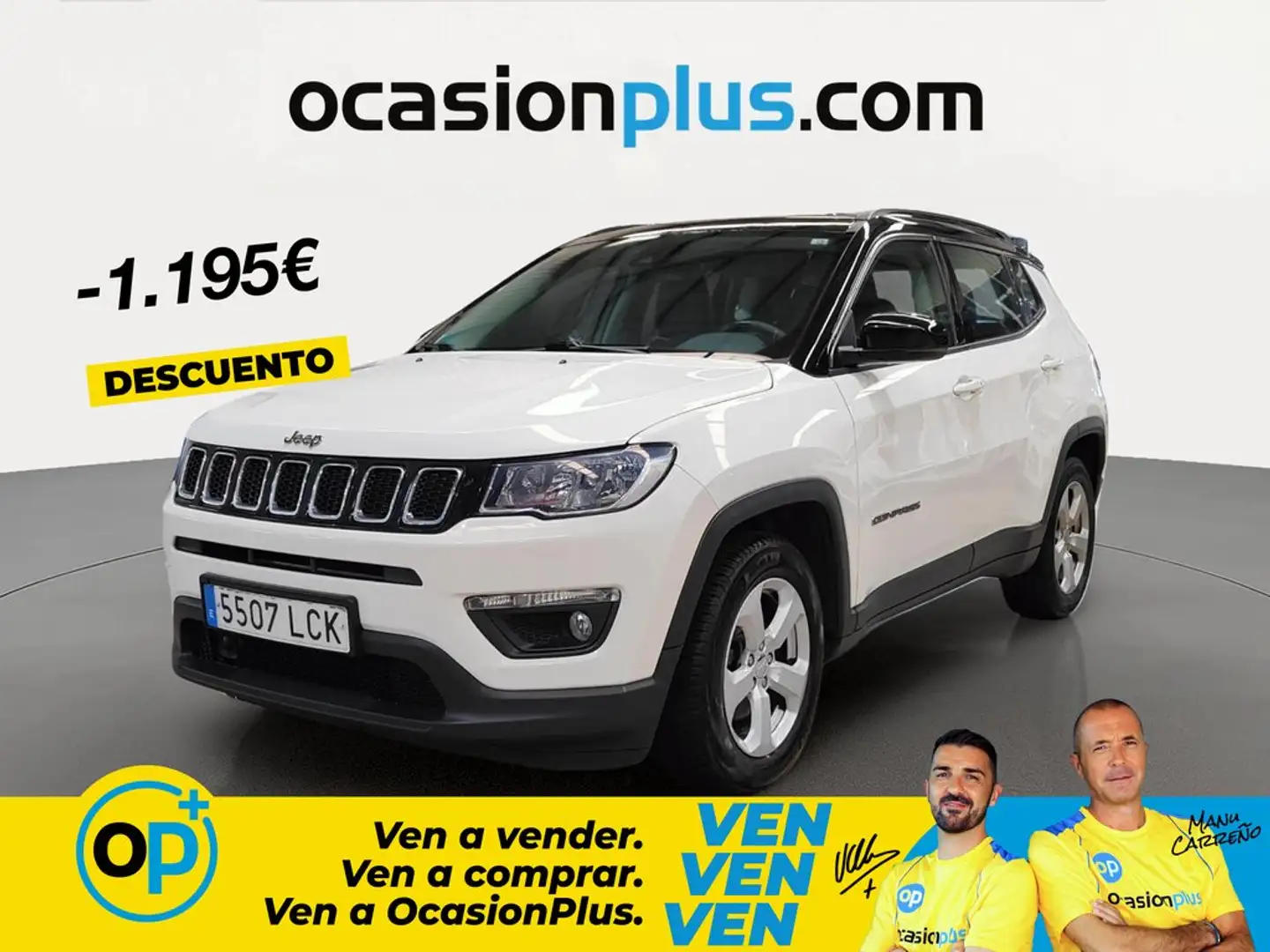 Jeep Compass 1.4 Multiair Longitude 4x2 103kW Blanco - 1