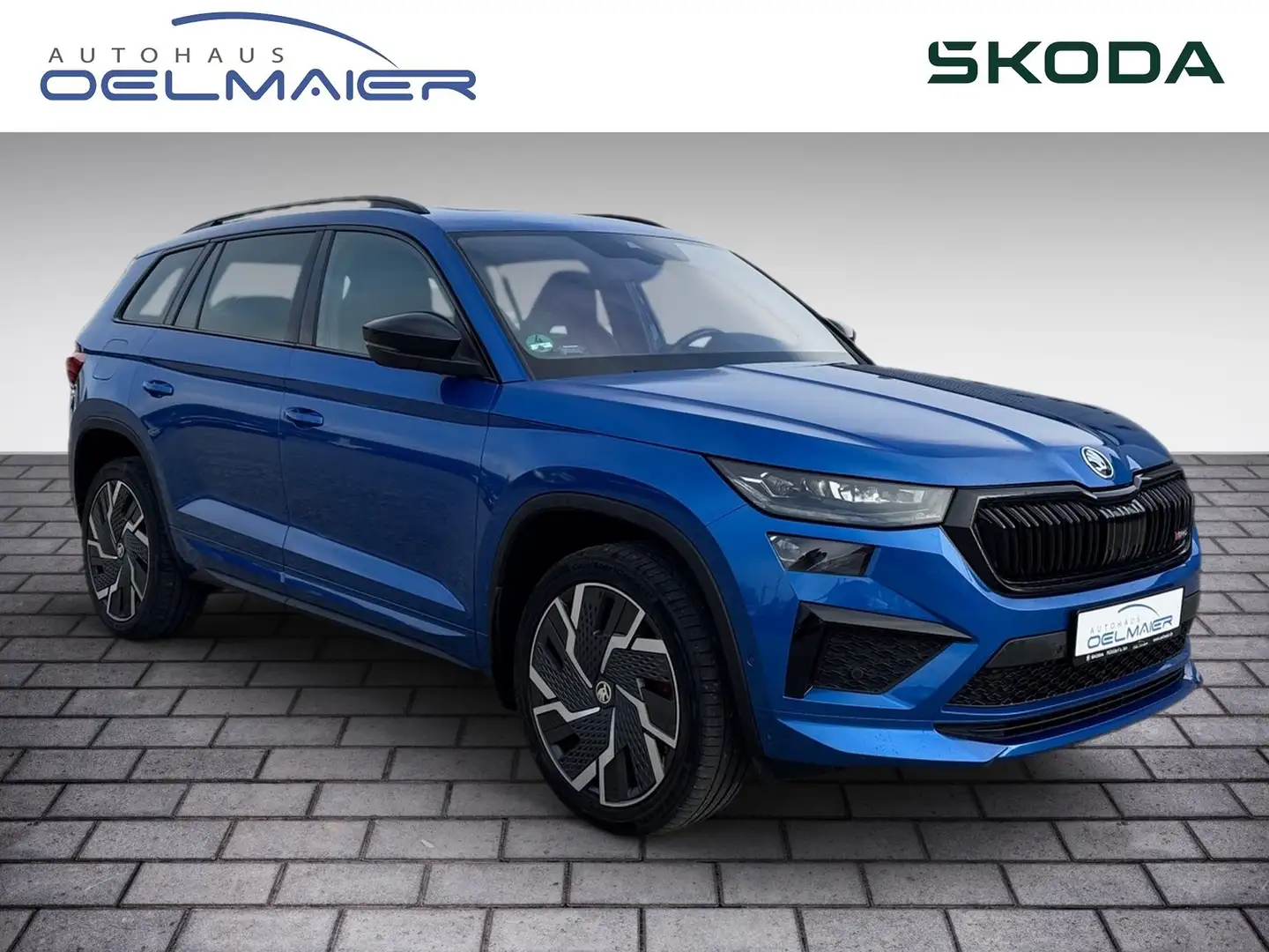 Skoda Kodiaq RS 4x4 Pano, AHK, 360°, Canton, Leder Bleu - 2