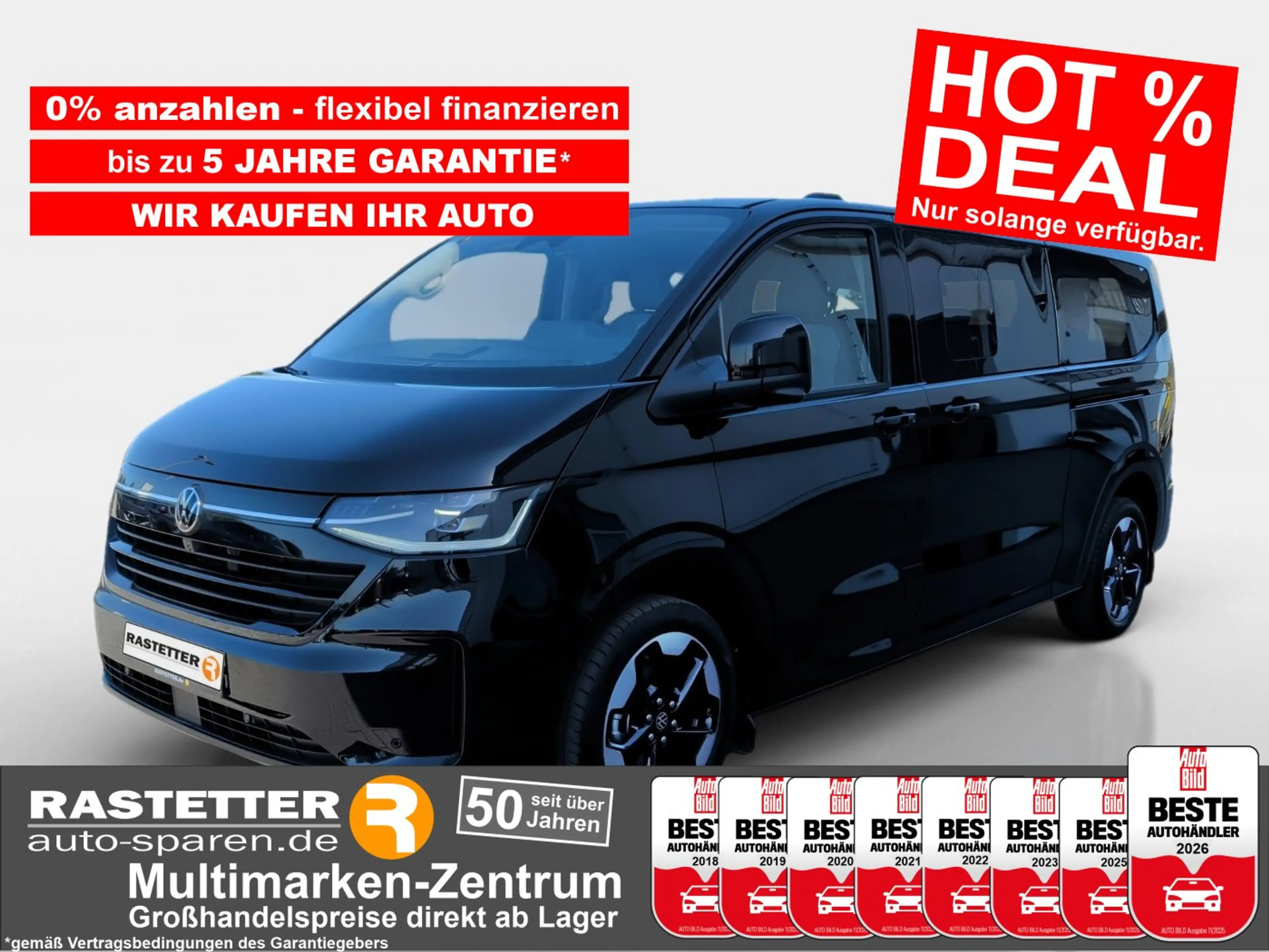 Volkswagen T7 Caravelle T7 e-Caravelle Style 8Sitze+AHK+Leder+19Z+Harman+N