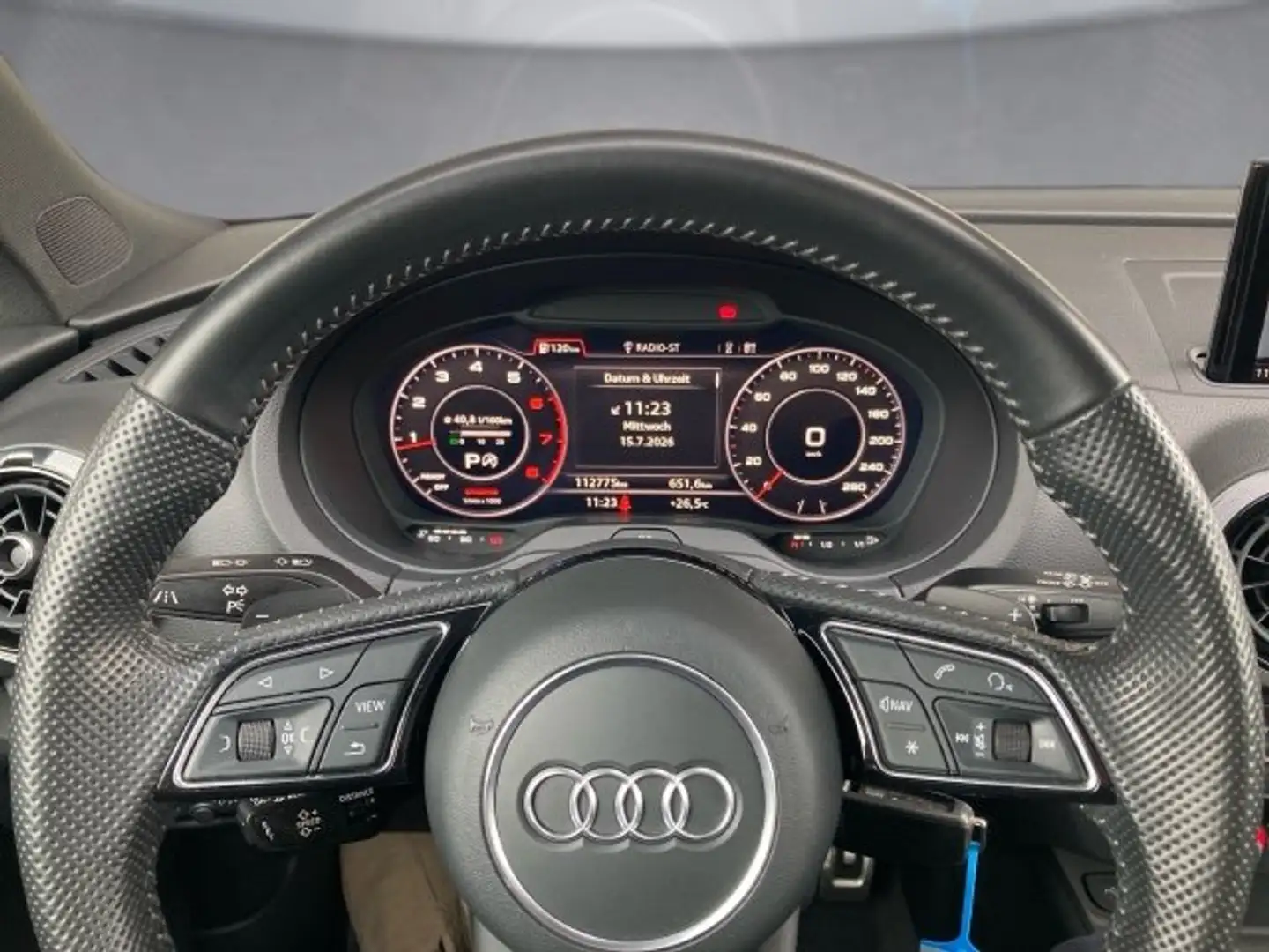 Audi A3 SB 2,0 TFSI quattro Sport Schwarz - 2