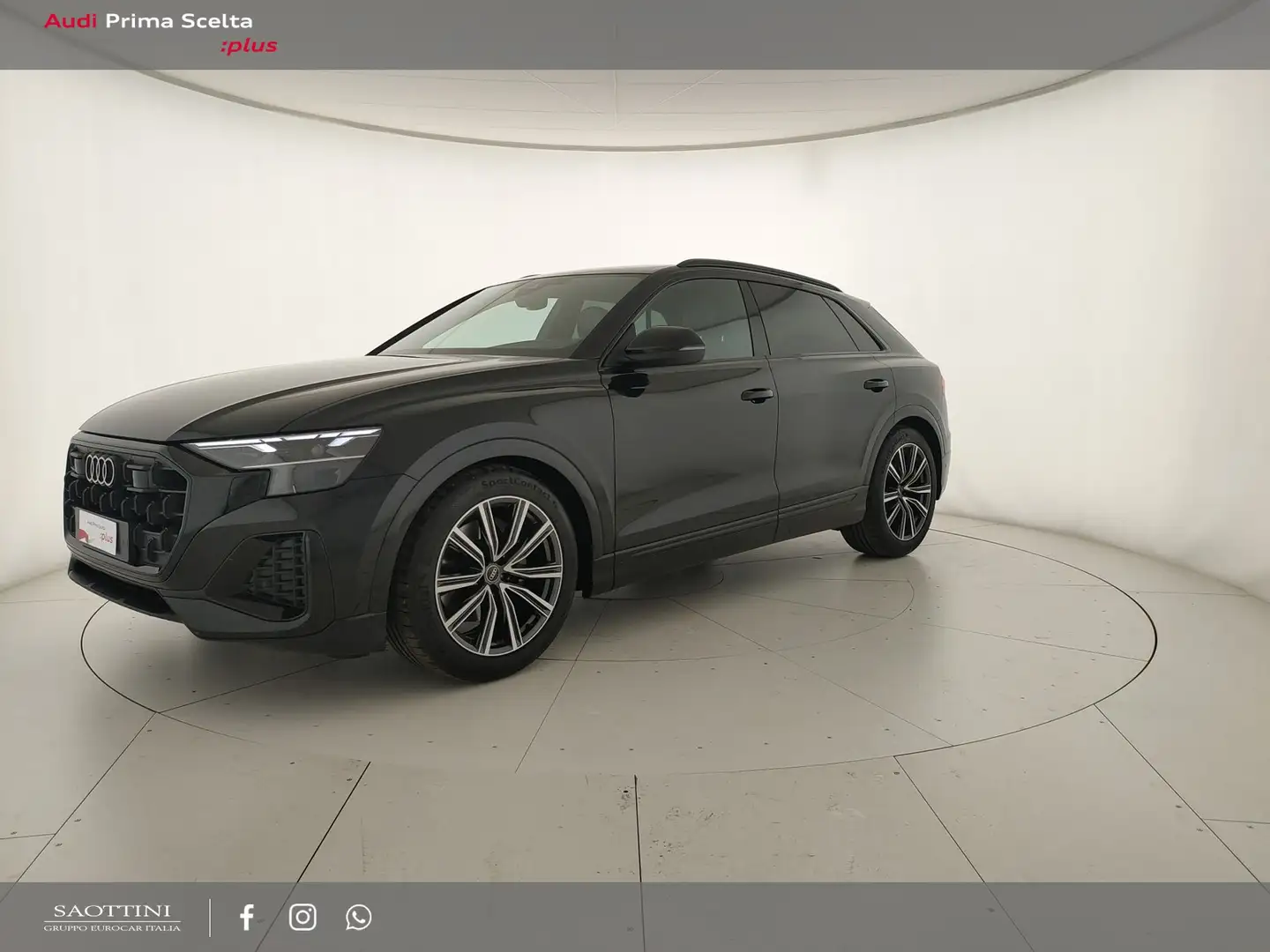 Audi Q8 3.0 TDI S line edition quattro Tiptronic SOSP GANC Nero - 1