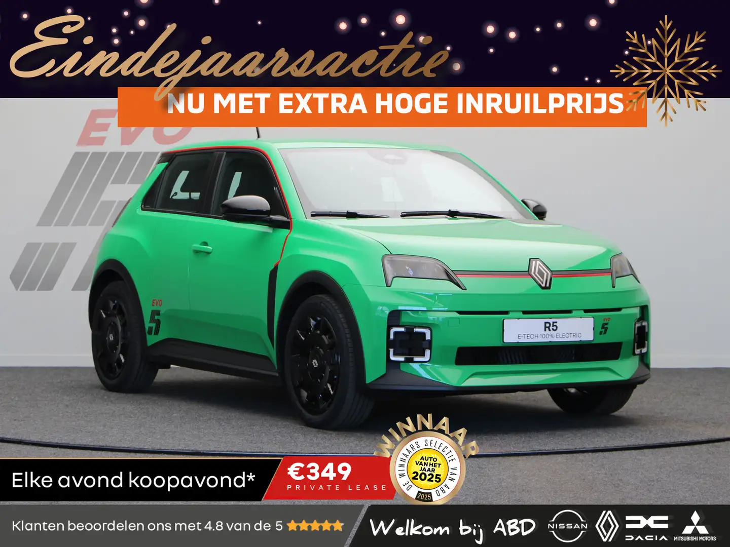 Renault R 5 EVO Urban Range 120pk 40 kWh | Exclusief bij ABD | Verde - 1
