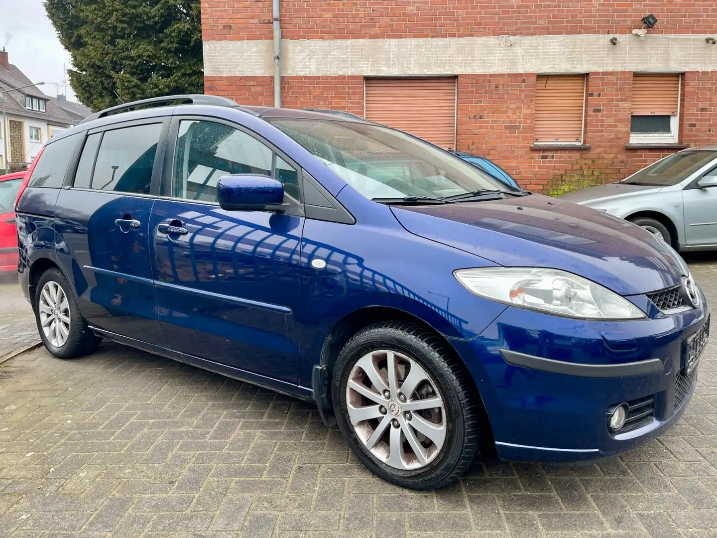 Mazda 5 Lim.2.0Top*7-SITZER*XENON*TÜV*KAMERA*NAVI Modrá - 2