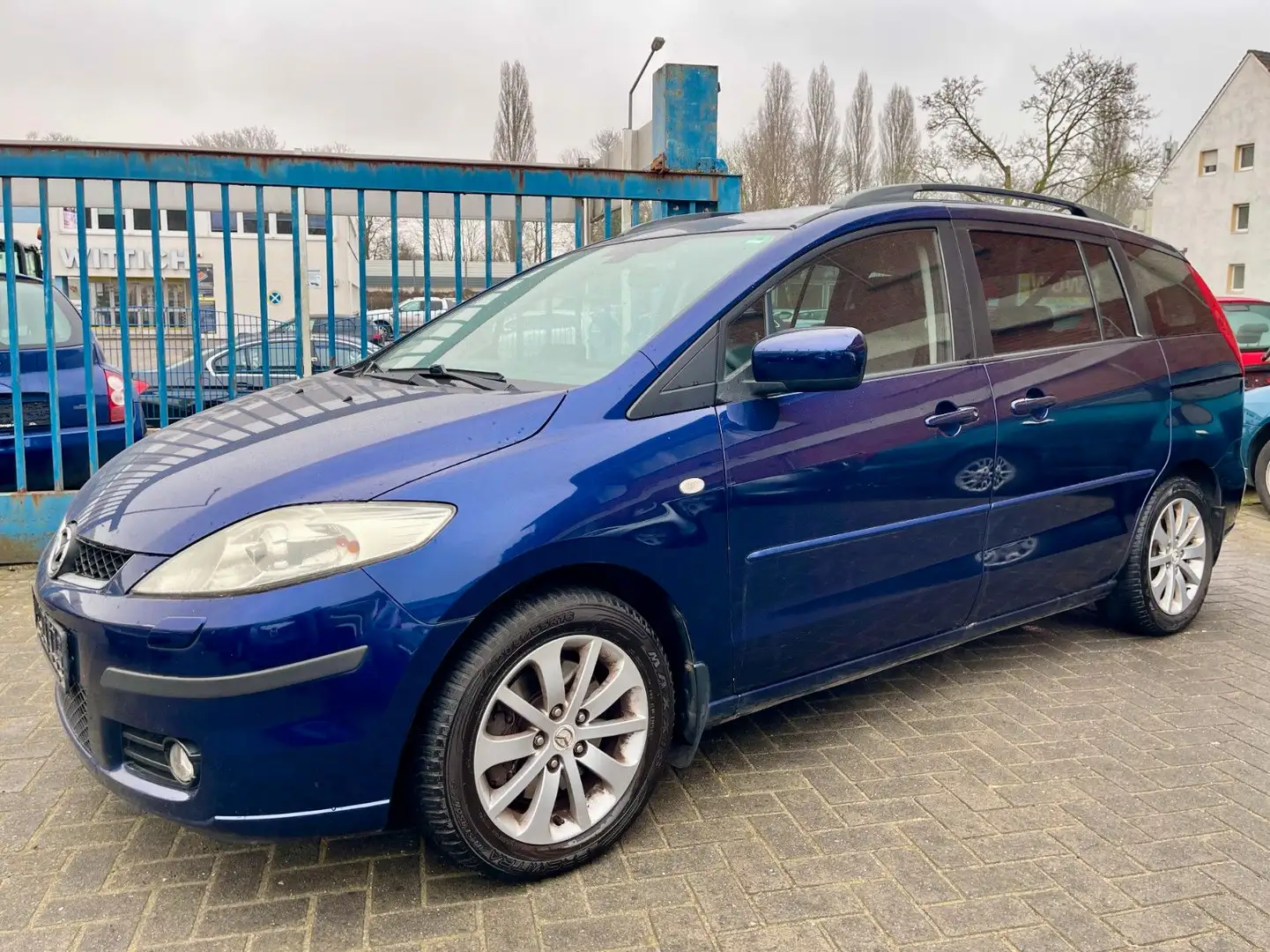 Mazda 5 Lim.2.0Top*7-SITZER*XENON*TÜV*KAMERA*NAVI Modrá - 1