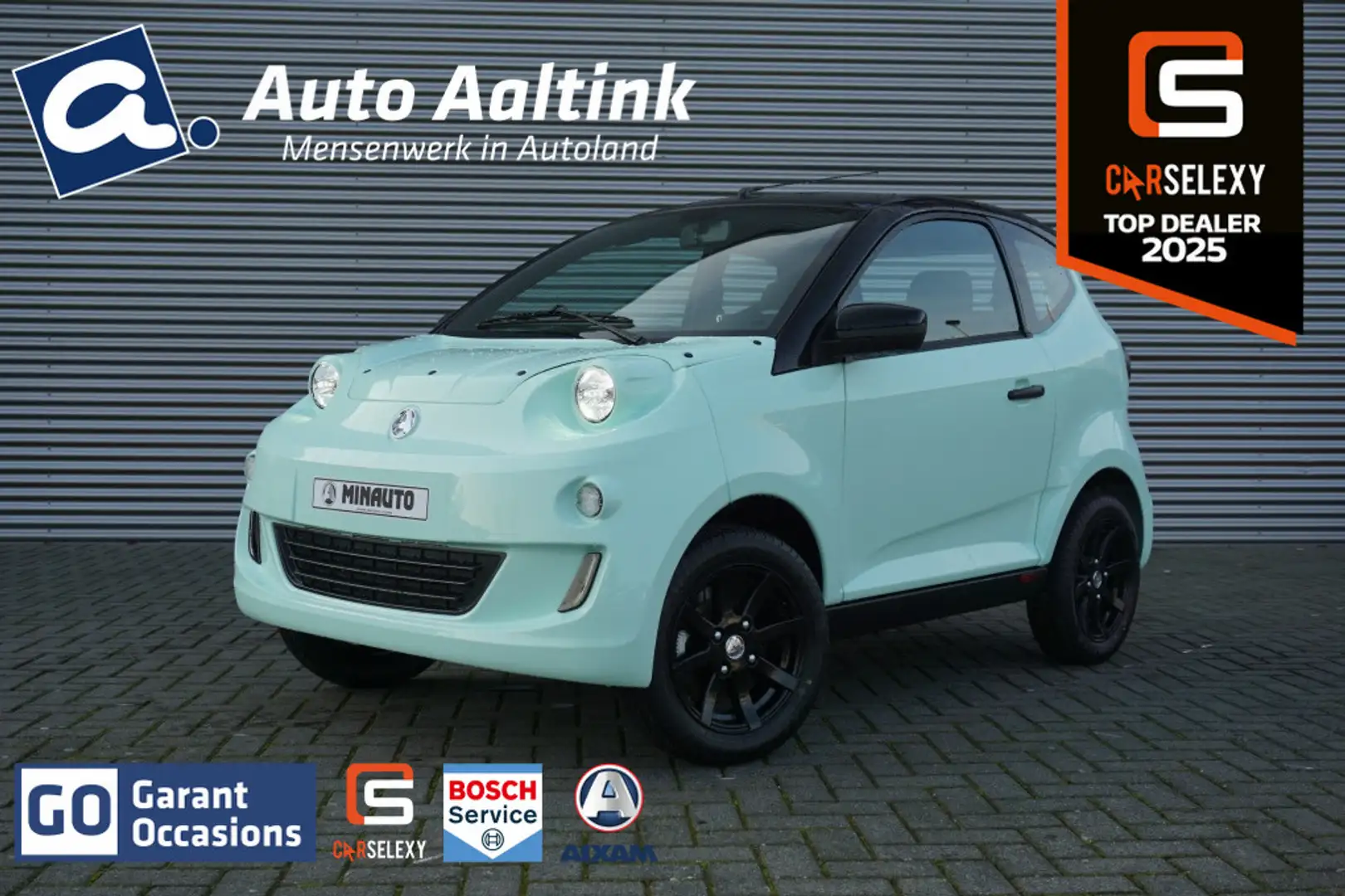 Minauto Minauto Aixam E-Chic 45KM/H 100% ELEK. AUT. | € 549 KORTIN Grün - 1