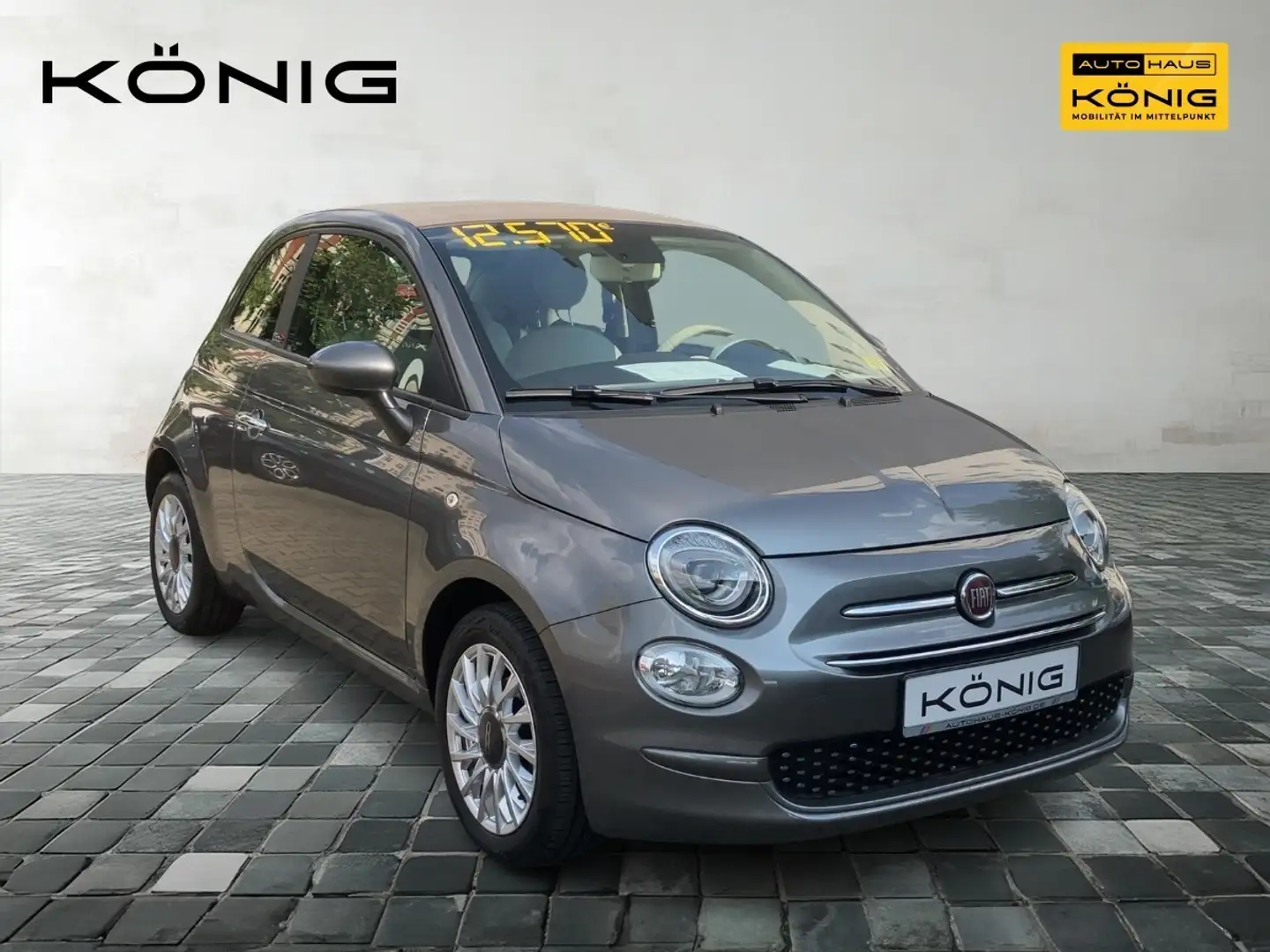 Fiat 500C Cabrio 1.0 Hybrid LOUNGE 51kW (70PS) Gris - 2