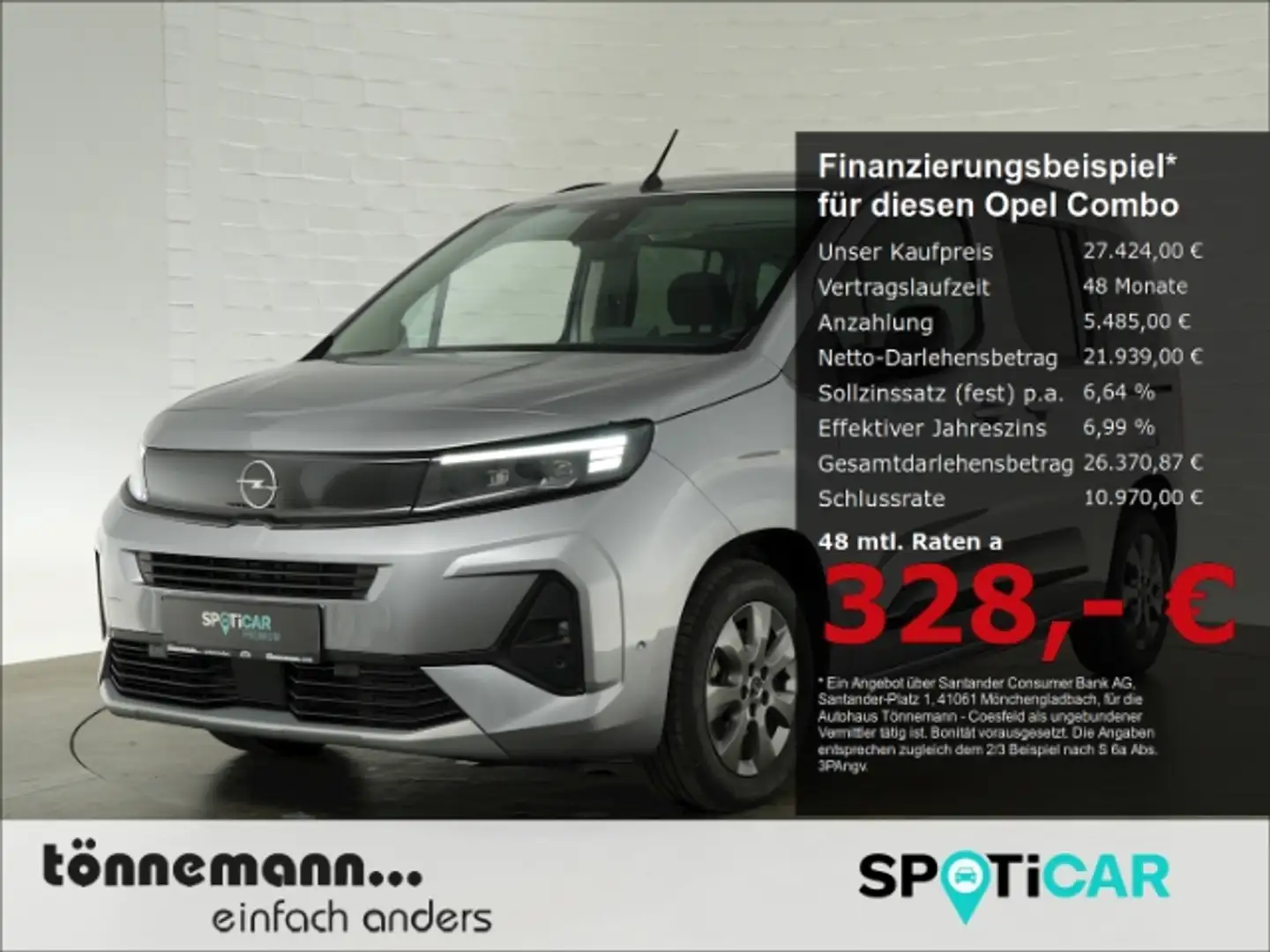 Opel Combo E FACELIFT GS CDTI AT+RÜCKFAHRKAMERA+NAVI+SCHIEBET Grau - 1