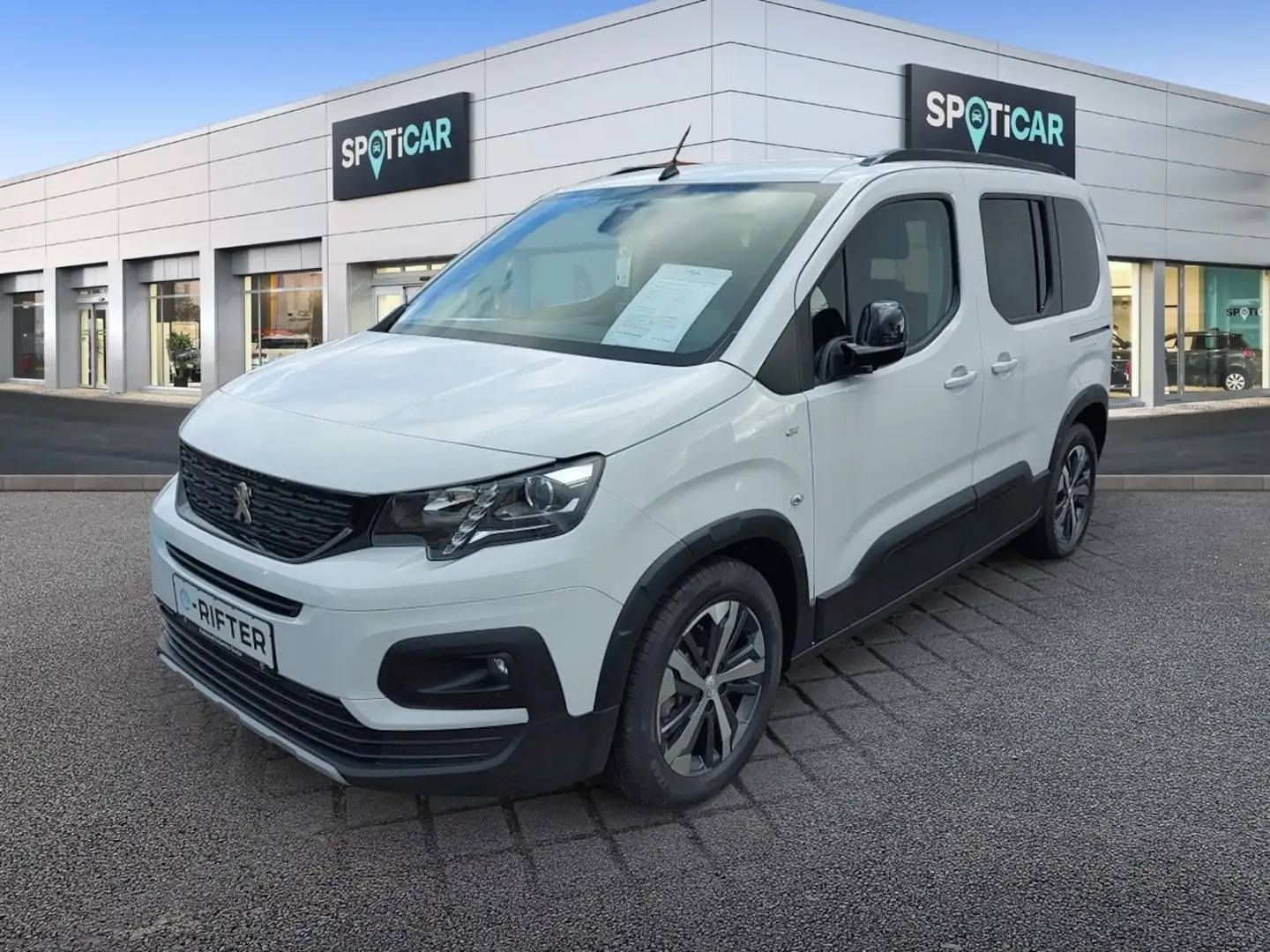 Peugeot e-Rifter L1 GT 136 Finanzierung ab 1,99 % eff Zins Weiß - 1