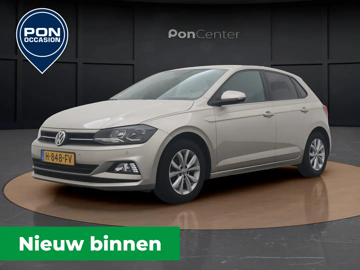Volkswagen Polo 1.0 TSI Highline Business R | NIEUW BINNEN | Navig Grijs - 1