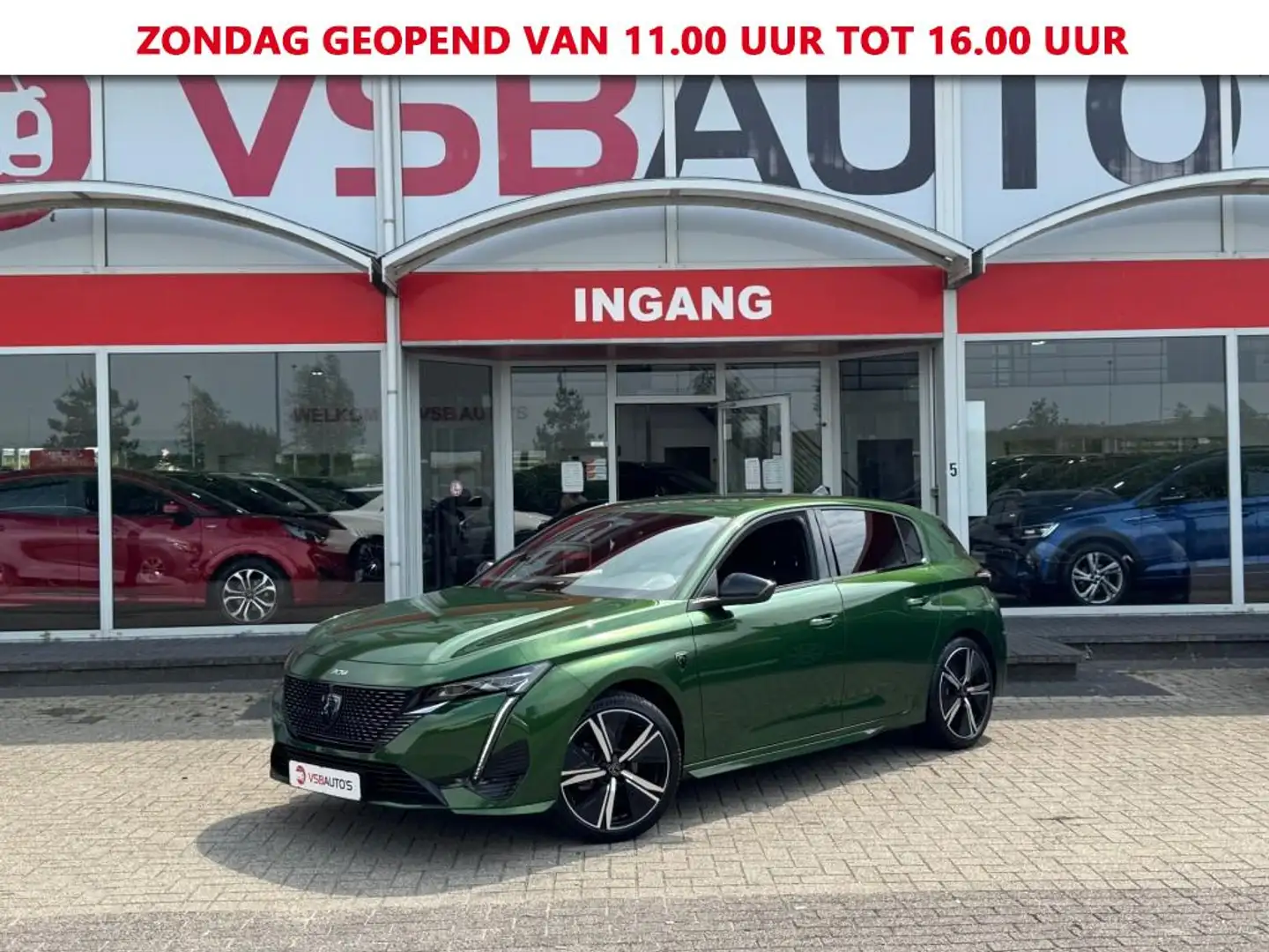 Peugeot 308 1.2 PURETECH AUT. GT NAVI CAMERA CARPLAY AIRCO LMV Groen - 1